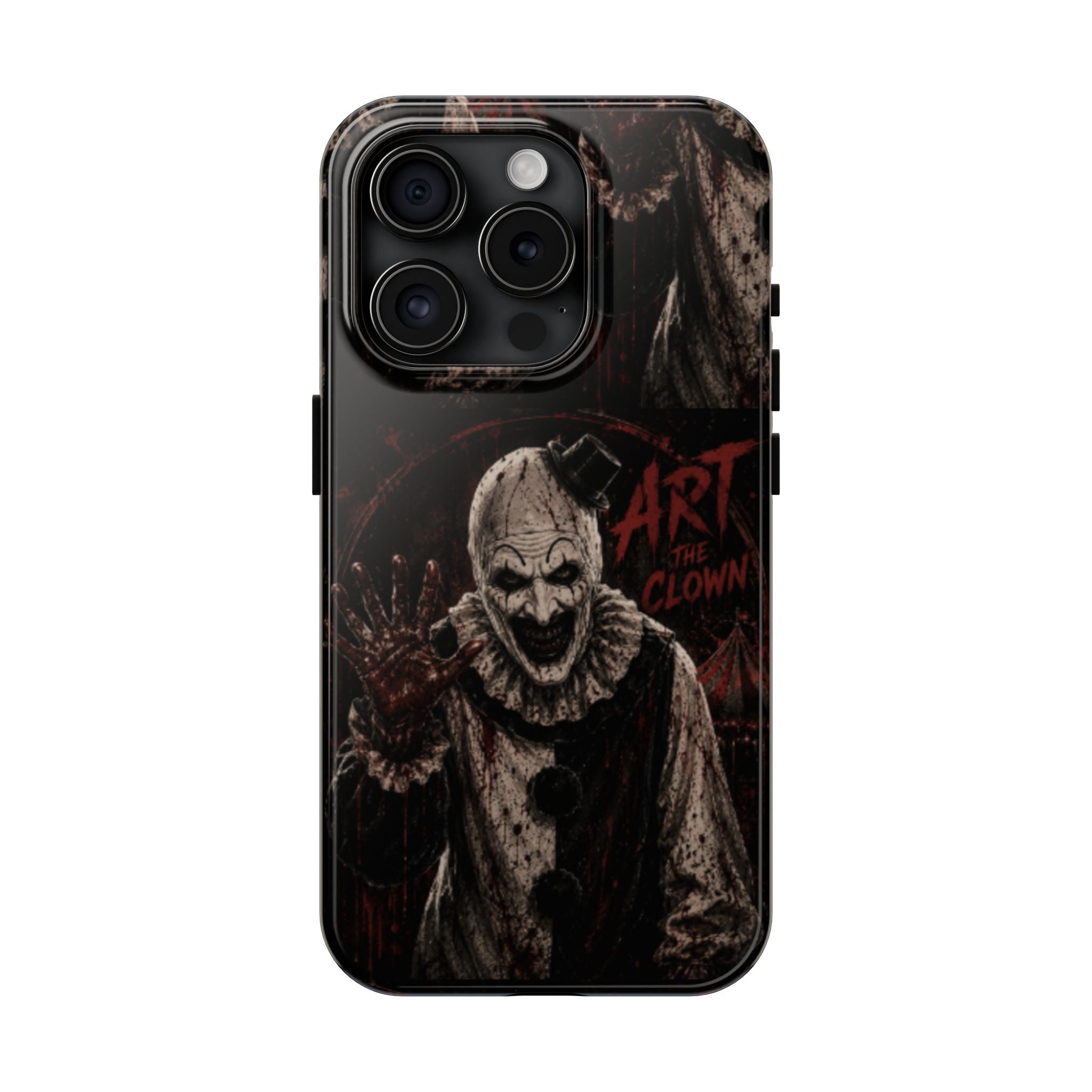 Horror Clown Tough Phone Case — 'Art the Clown' Scary Protective Cover