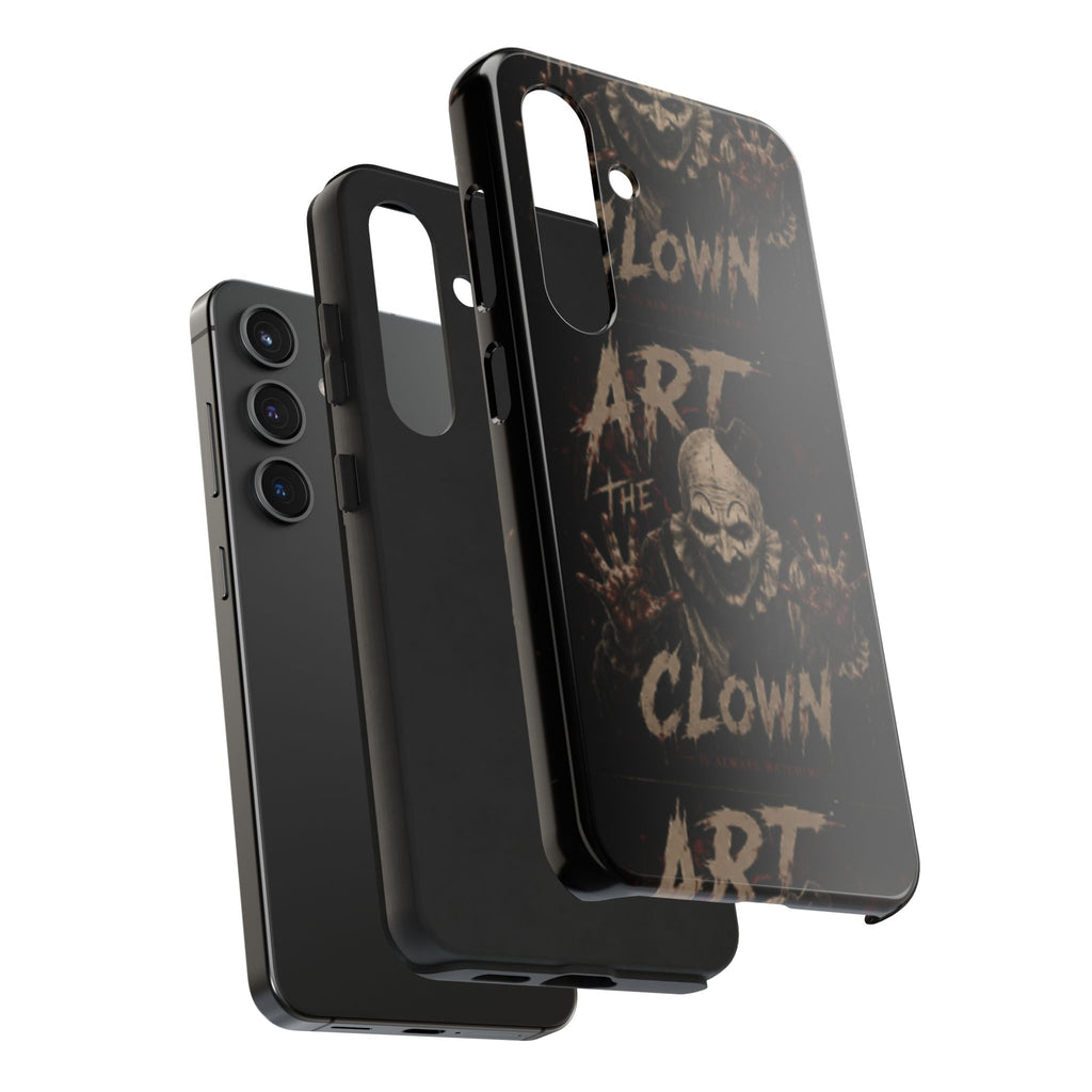 Horror Clown Tough Phone Case — 'Art the Clown' Scary Protective Cover
