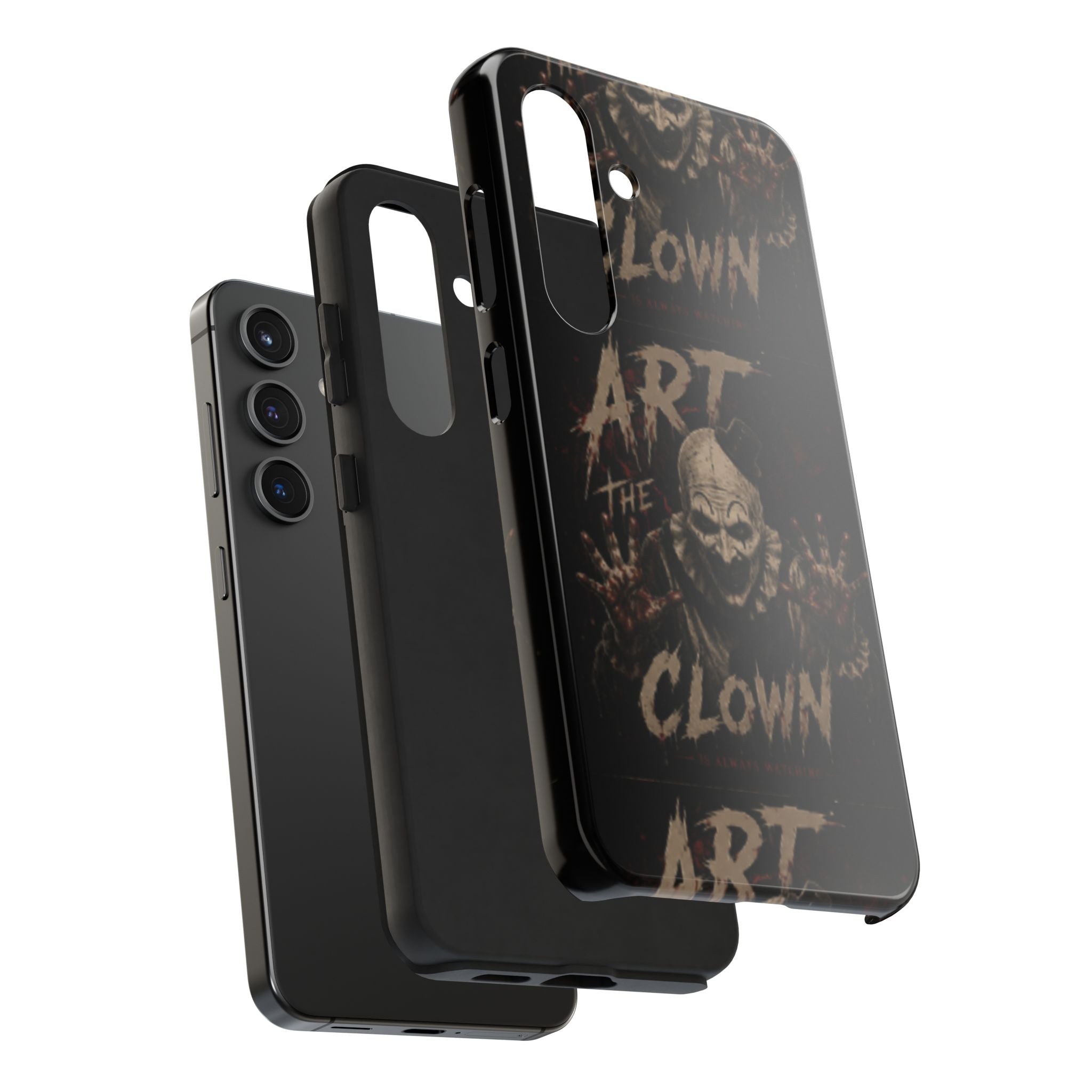 Horror Clown Tough Phone Case — 'Art the Clown' Scary Protective Cover