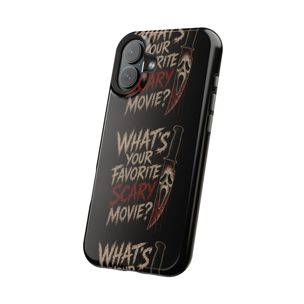 Scream 'What's Your Favorite Scary Movie?' Magnetic Impact Phone Case