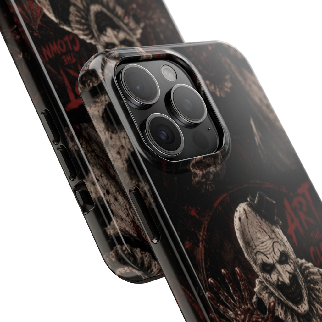 Horror Clown Tough Phone Case — 'Art the Clown' Scary Protective Cover