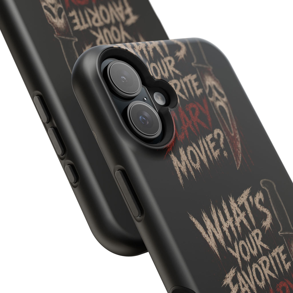 Scream 'What's Your Favorite Scary Movie?' Magnetic Impact Phone Case