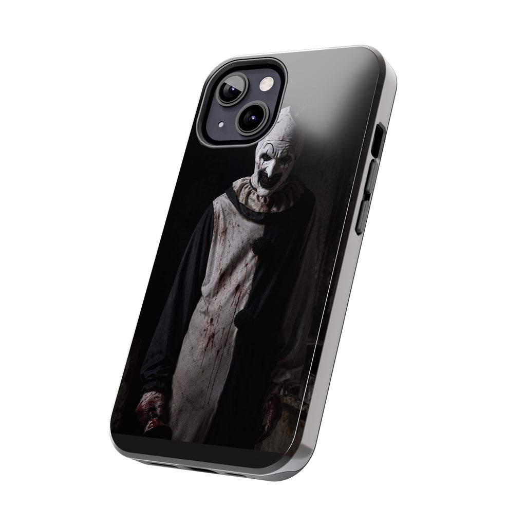 Horror Clown Tough Phone Case – Dark Scary Masked Killer Design for Halloween