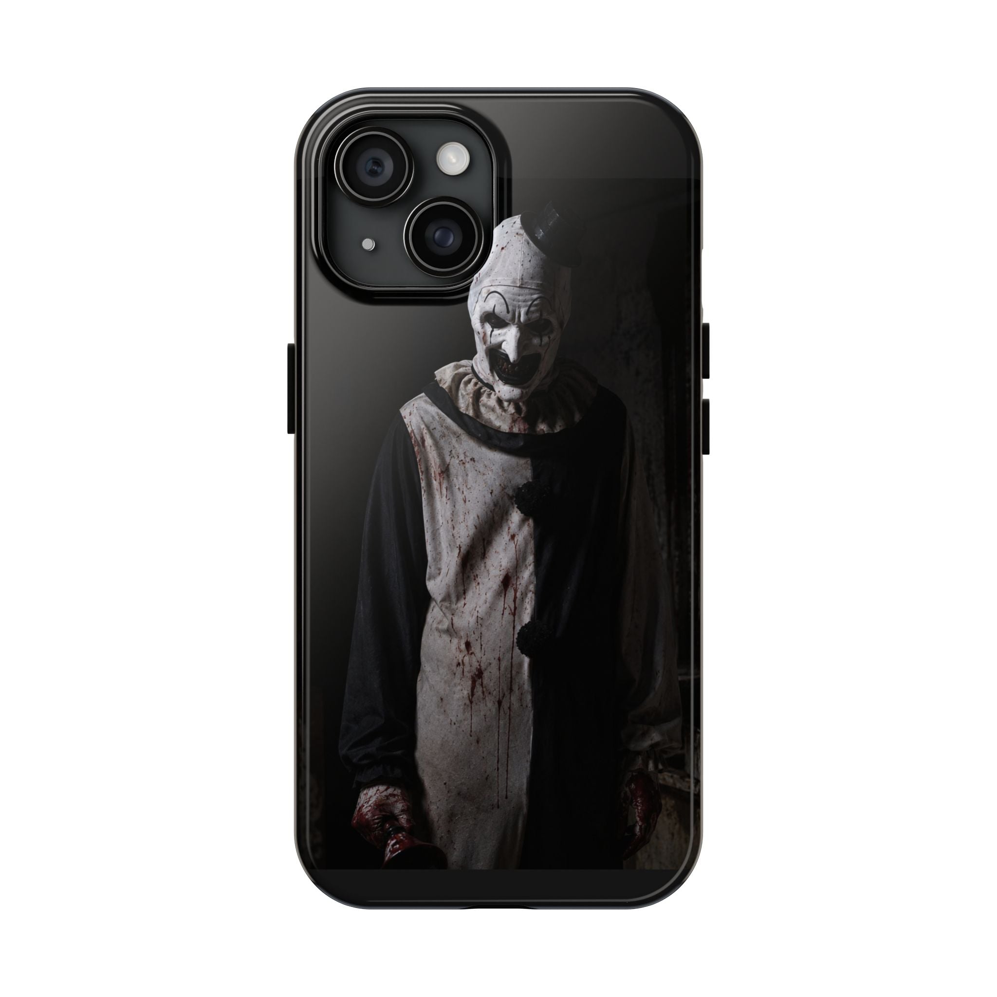 Horror Clown Tough Phone Case – Dark Scary Masked Killer Design for Halloween