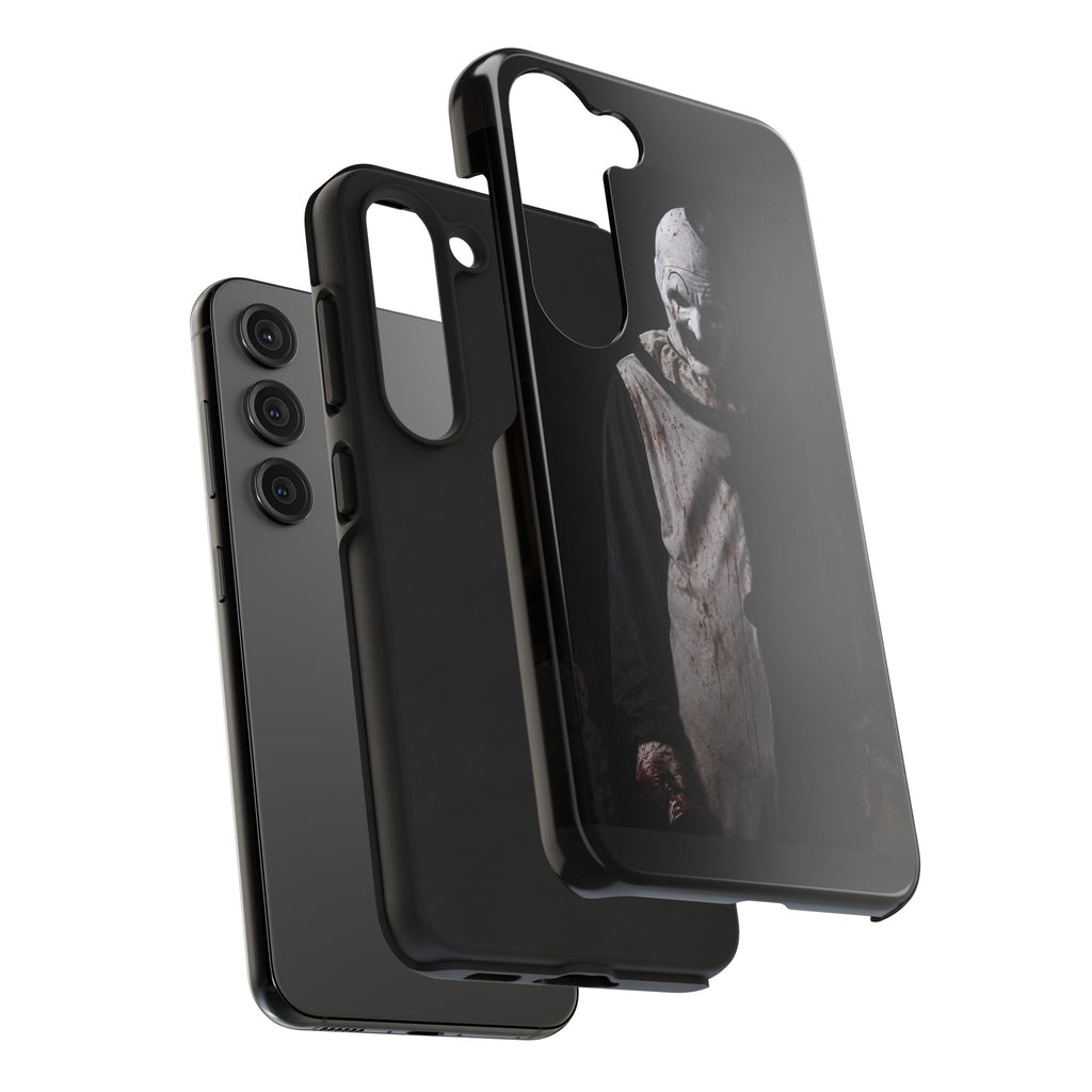 Horror Clown Tough Phone Case – Dark Scary Masked Killer Design for Halloween