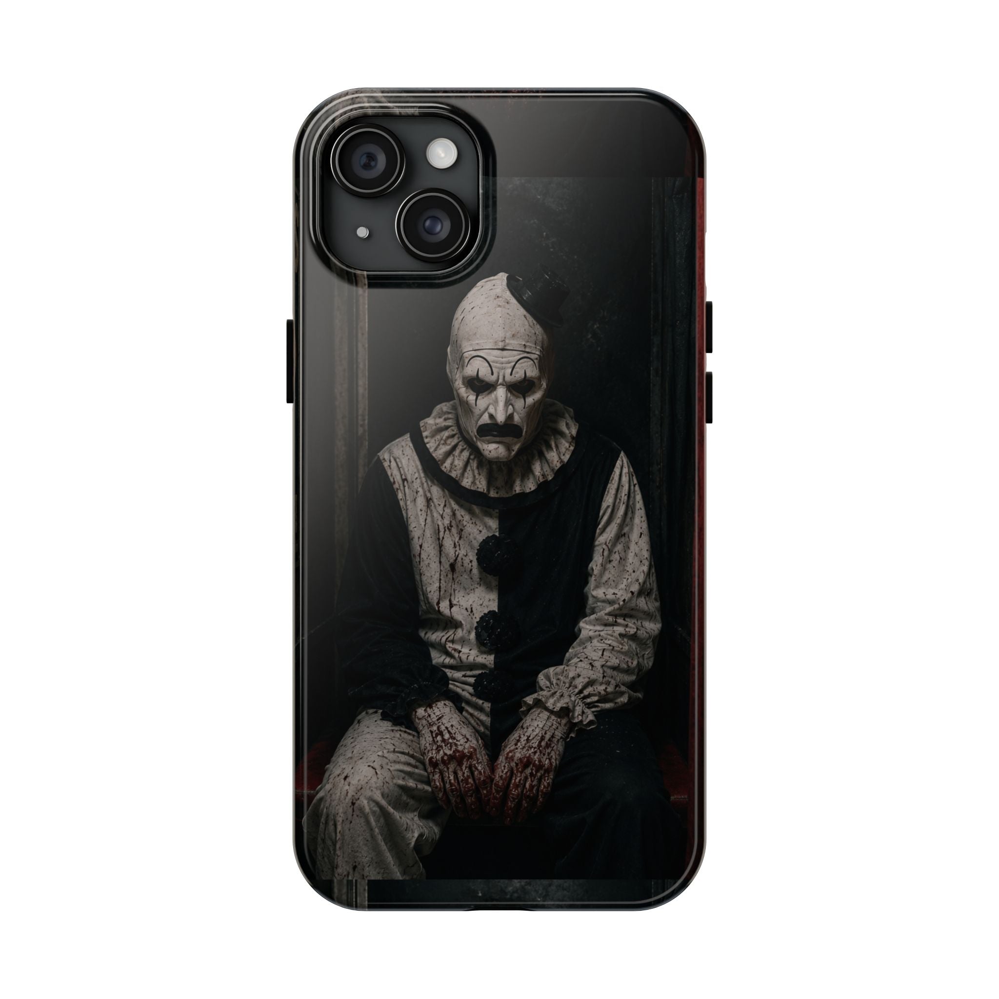Horror Clown Tough Phone Case — Dark Creepy Circus Scary Protective Cover