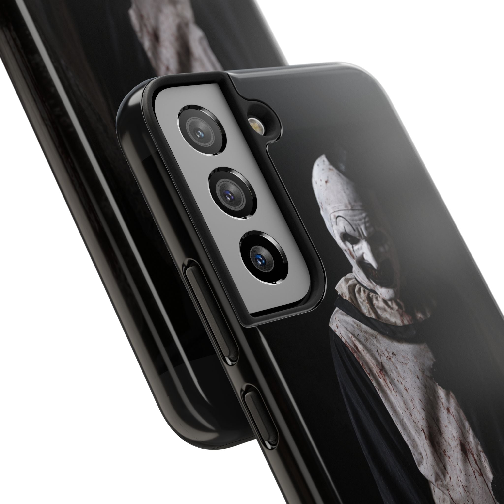 Horror Clown Tough Phone Case – Dark Scary Masked Killer Design for Halloween