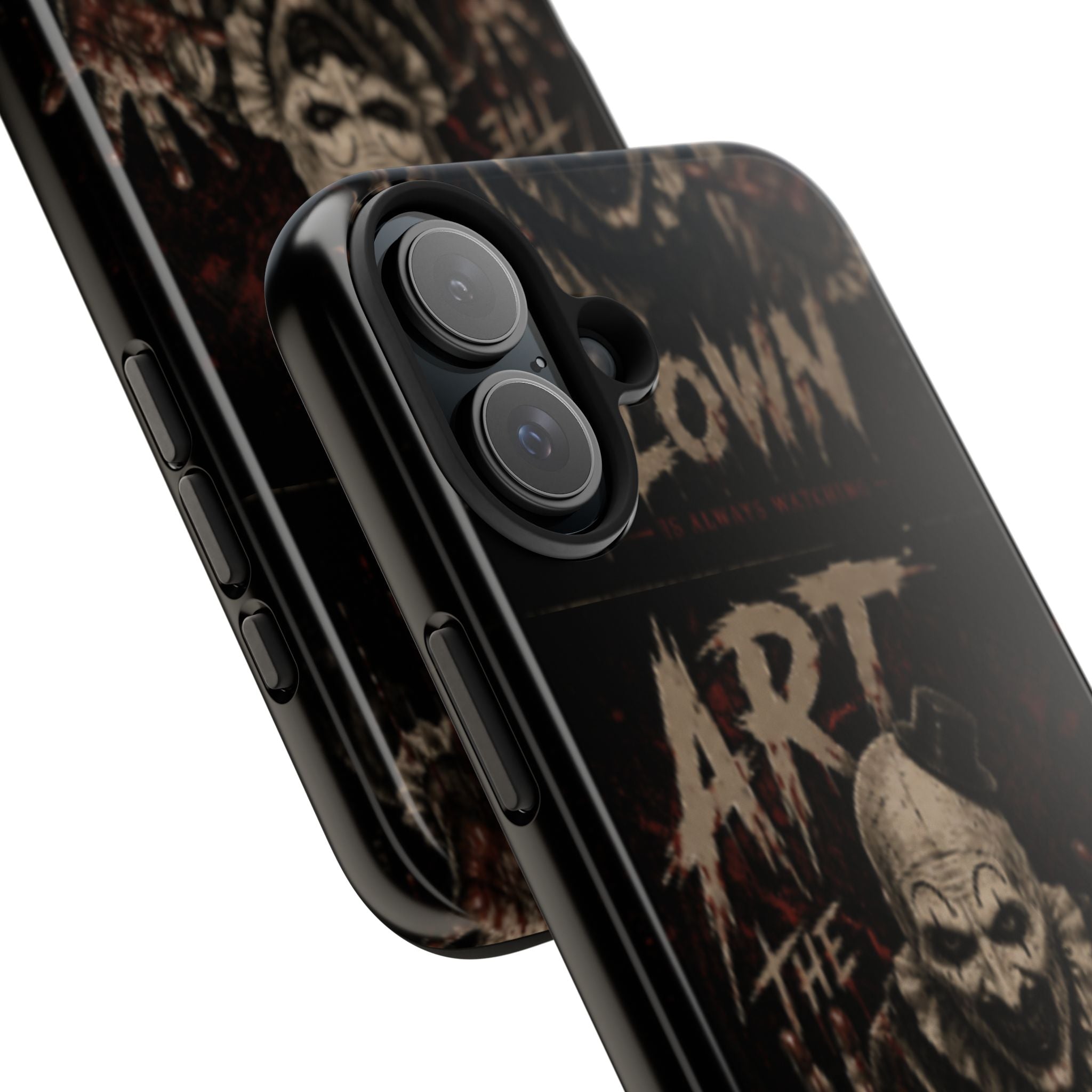Horror Clown Tough Phone Case — 'Art the Clown' Scary Protective Cover