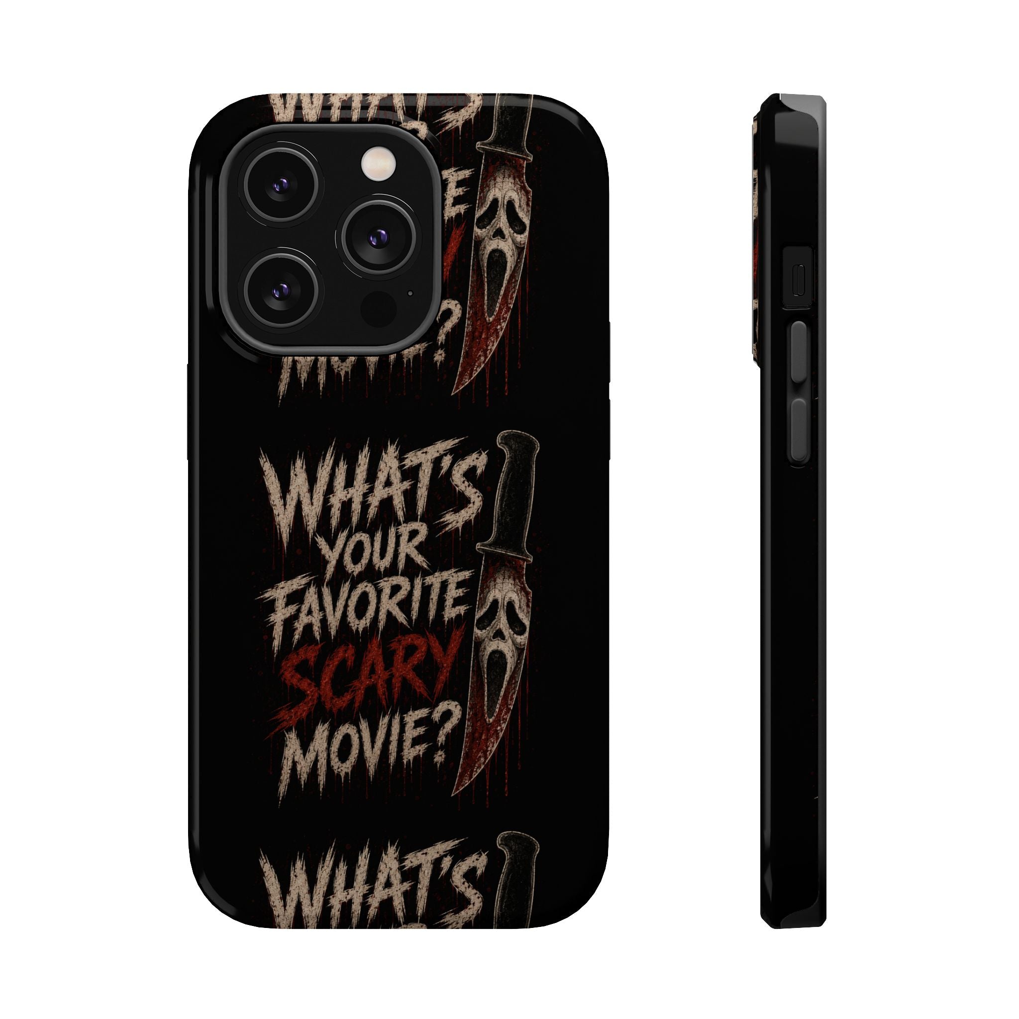 Scream 'What's Your Favorite Scary Movie?' Magnetic Impact Phone Case