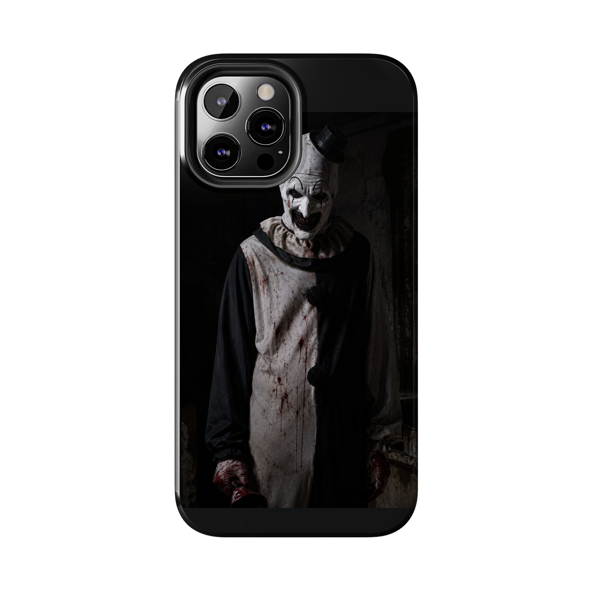 Horror Clown Tough Phone Case – Dark Scary Masked Killer Design for Halloween