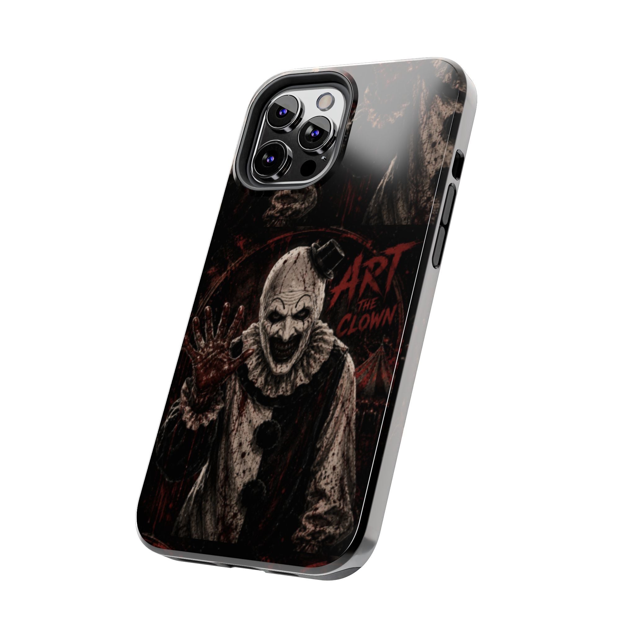 Horror Clown Tough Phone Case — 'Art the Clown' Scary Protective Cover