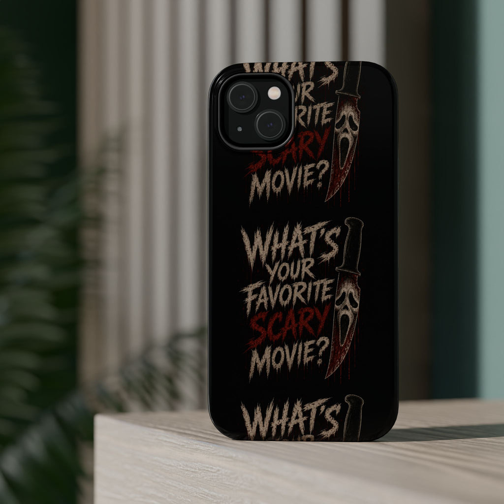 Scream 'What's Your Favorite Scary Movie?' Magnetic Impact Phone Case