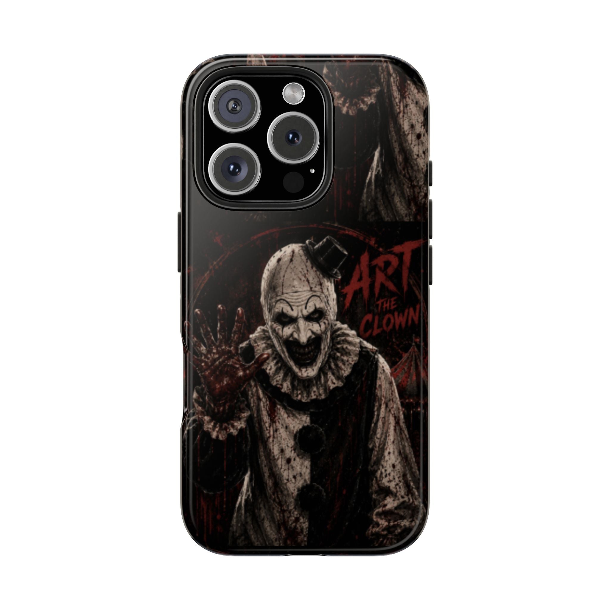 Horror Clown Tough Phone Case — 'Art the Clown' Scary Protective Cover