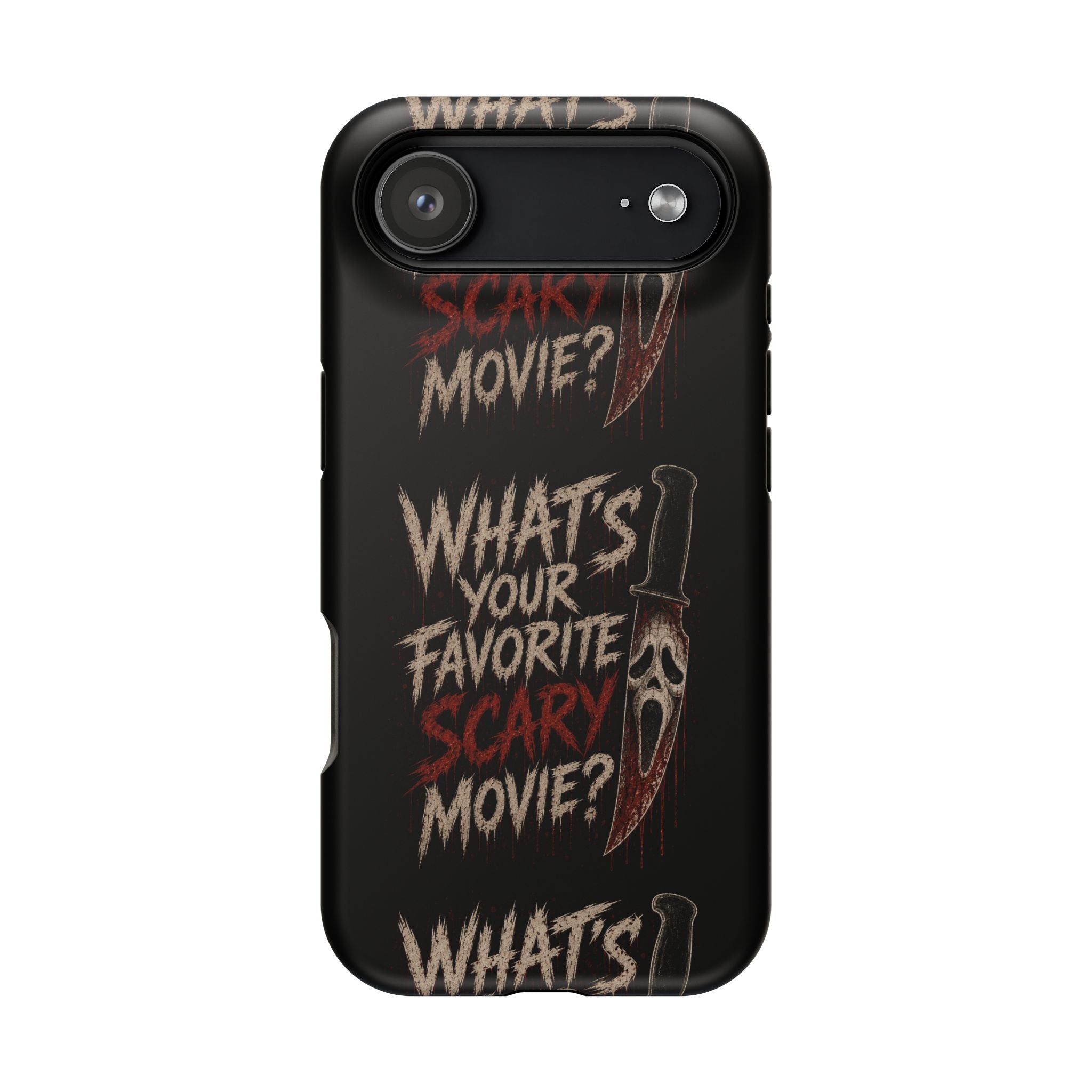 Scream 'What's Your Favorite Scary Movie?' Magnetic Impact Phone Case
