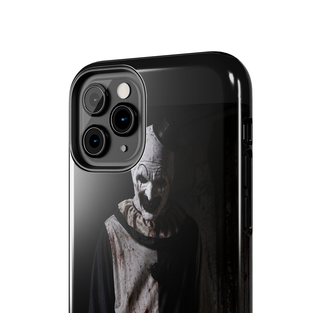 Horror Clown Tough Phone Case – Dark Scary Masked Killer Design for Halloween