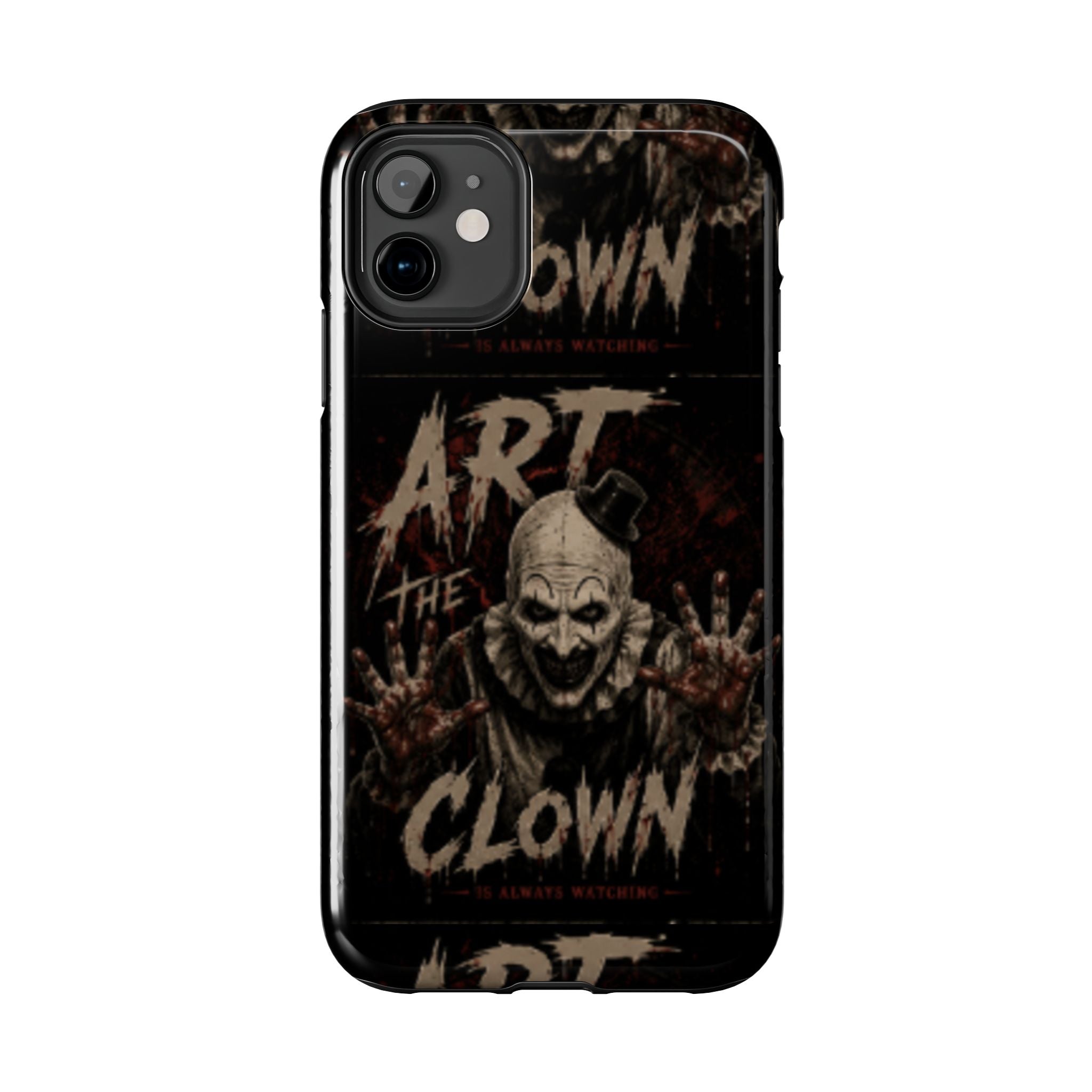 Horror Clown Tough Phone Case — 'Art the Clown' Scary Protective Cover