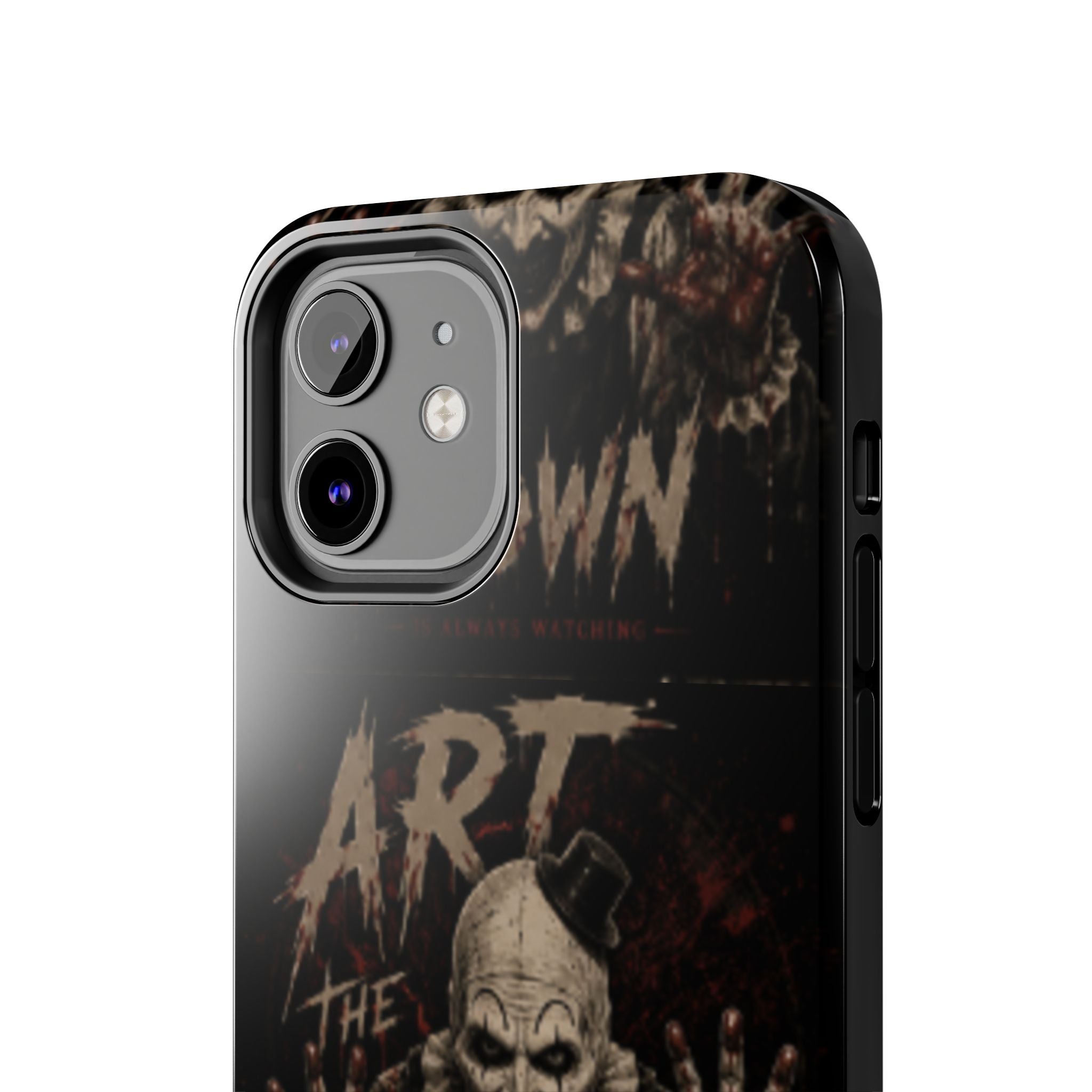 Horror Clown Tough Phone Case — 'Art the Clown' Scary Protective Cover