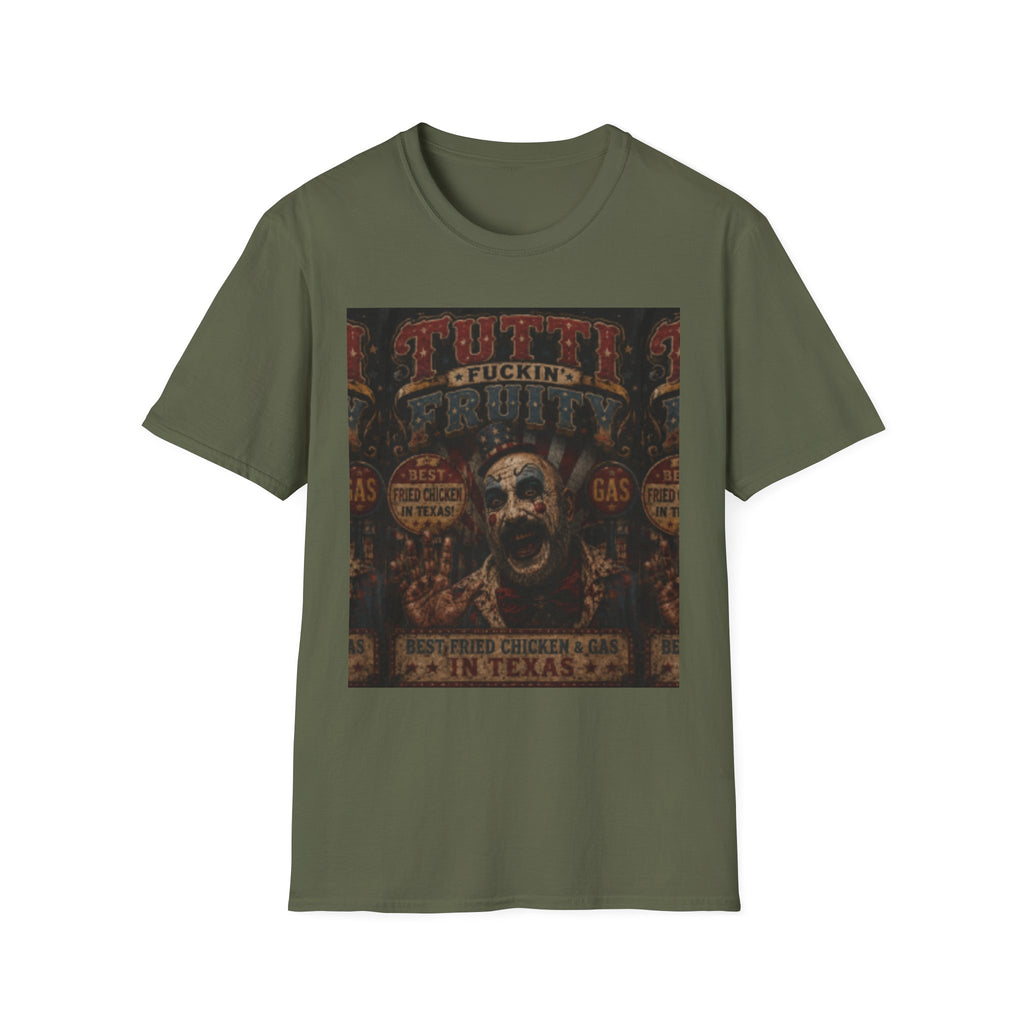 Skull Circus Tee — Retro Tattoo Horror Graphic T-Shirt