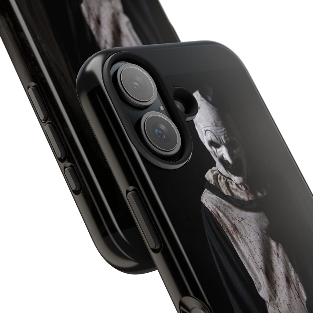 Horror Clown Tough Phone Case – Dark Scary Masked Killer Design for Halloween
