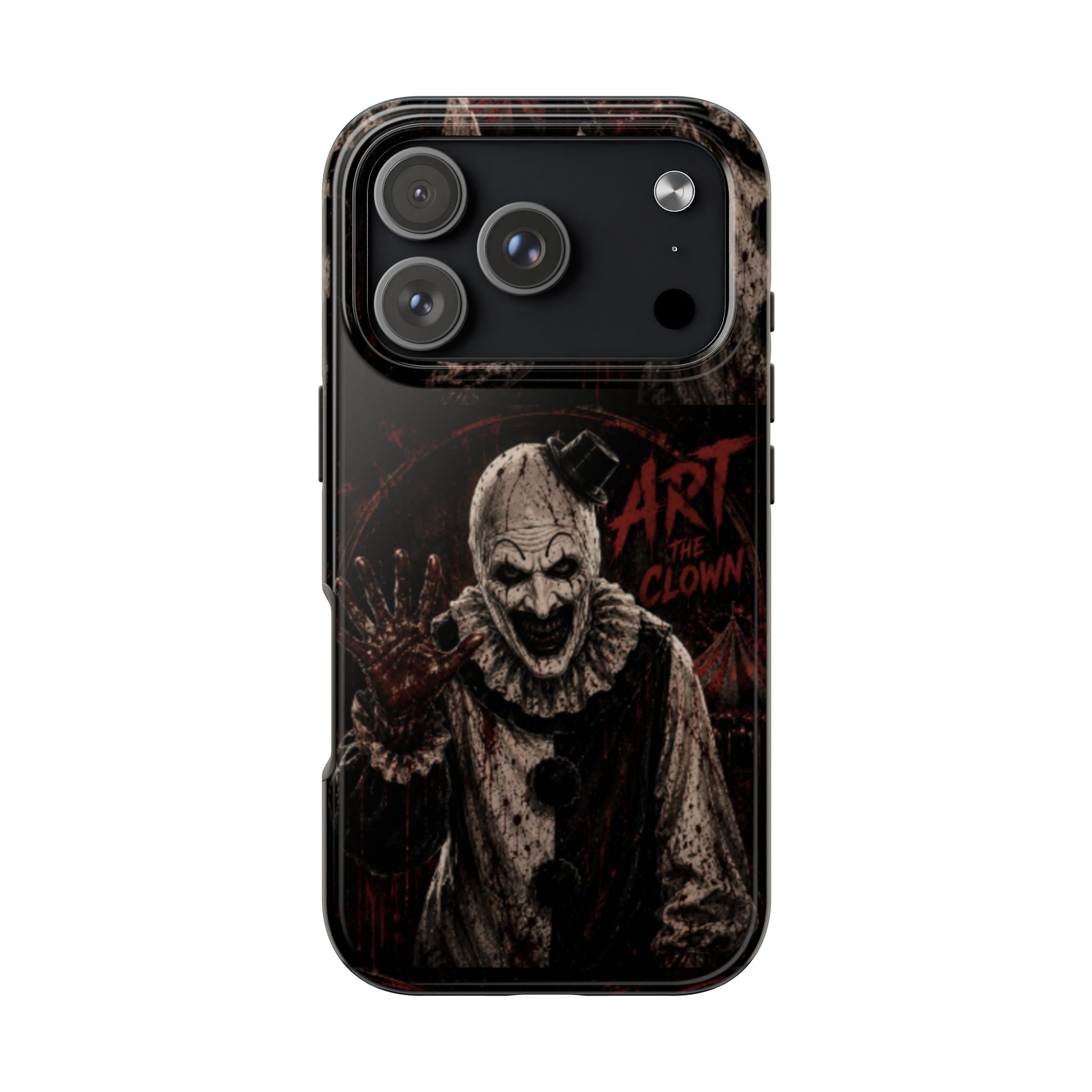 Horror Clown Tough Phone Case — 'Art the Clown' Scary Protective Cover