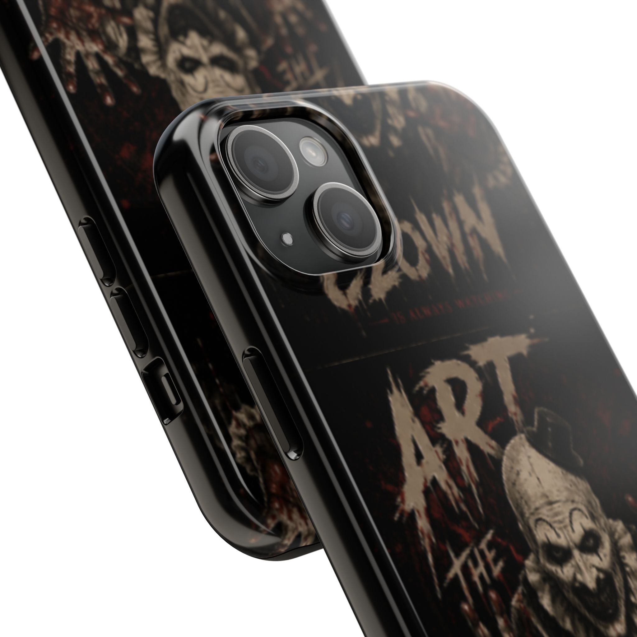 Horror Clown Tough Phone Case — 'Art the Clown' Scary Protective Cover