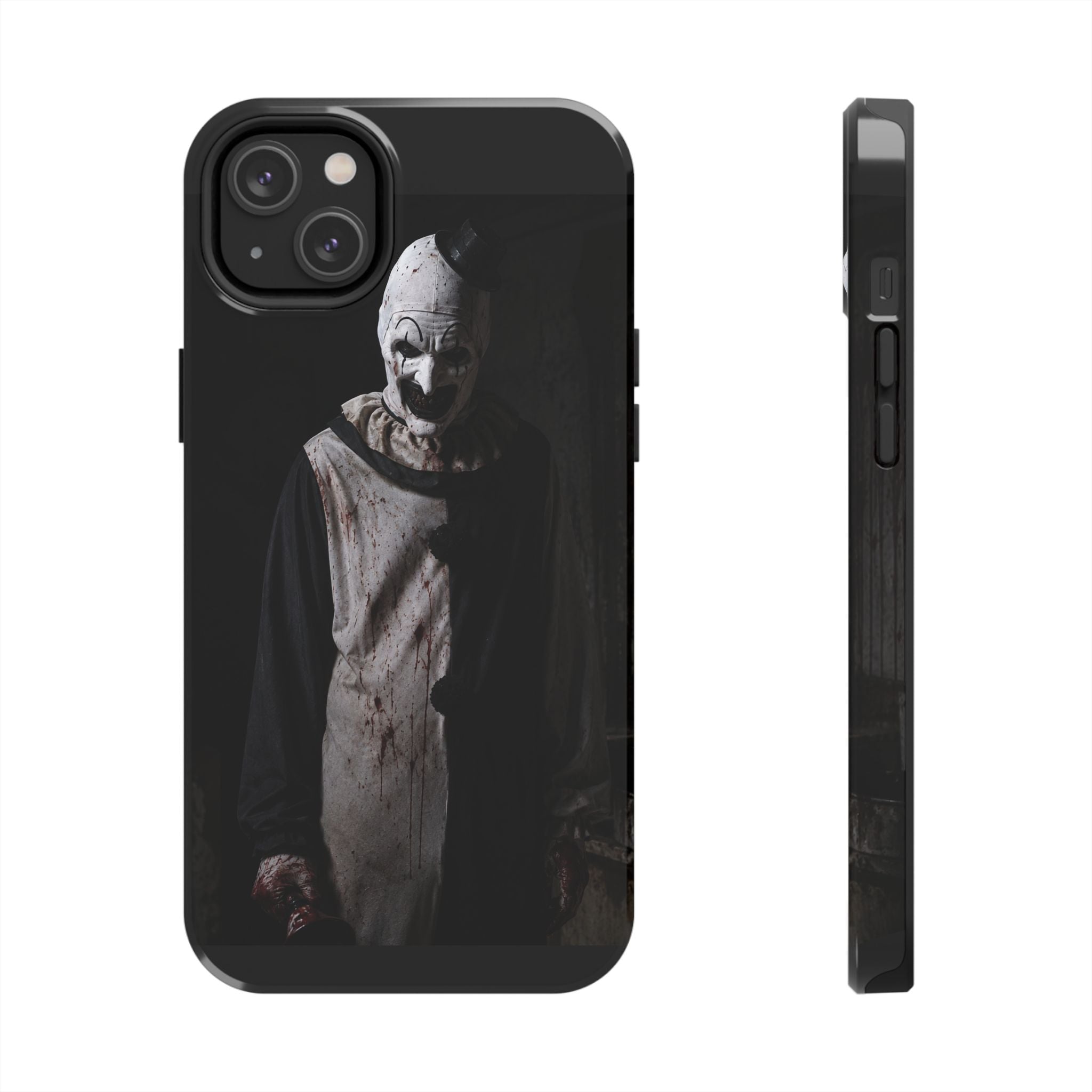 Horror Clown Tough Phone Case – Dark Scary Masked Killer Design for Halloween