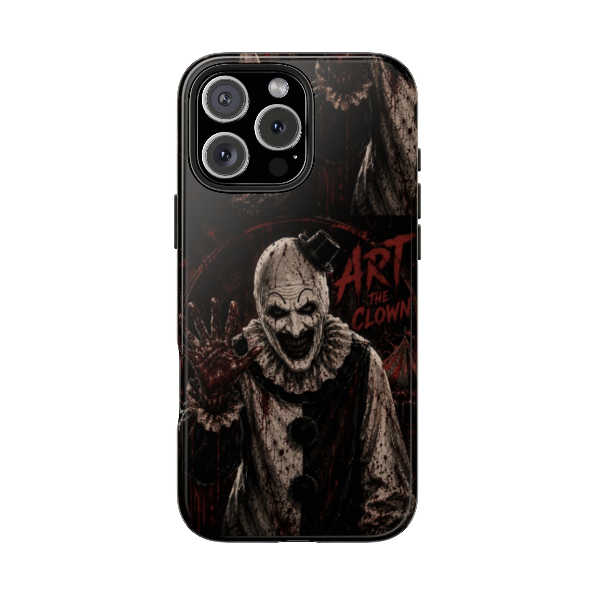 Horror Clown Tough Phone Case — 'Art the Clown' Scary Protective Cover