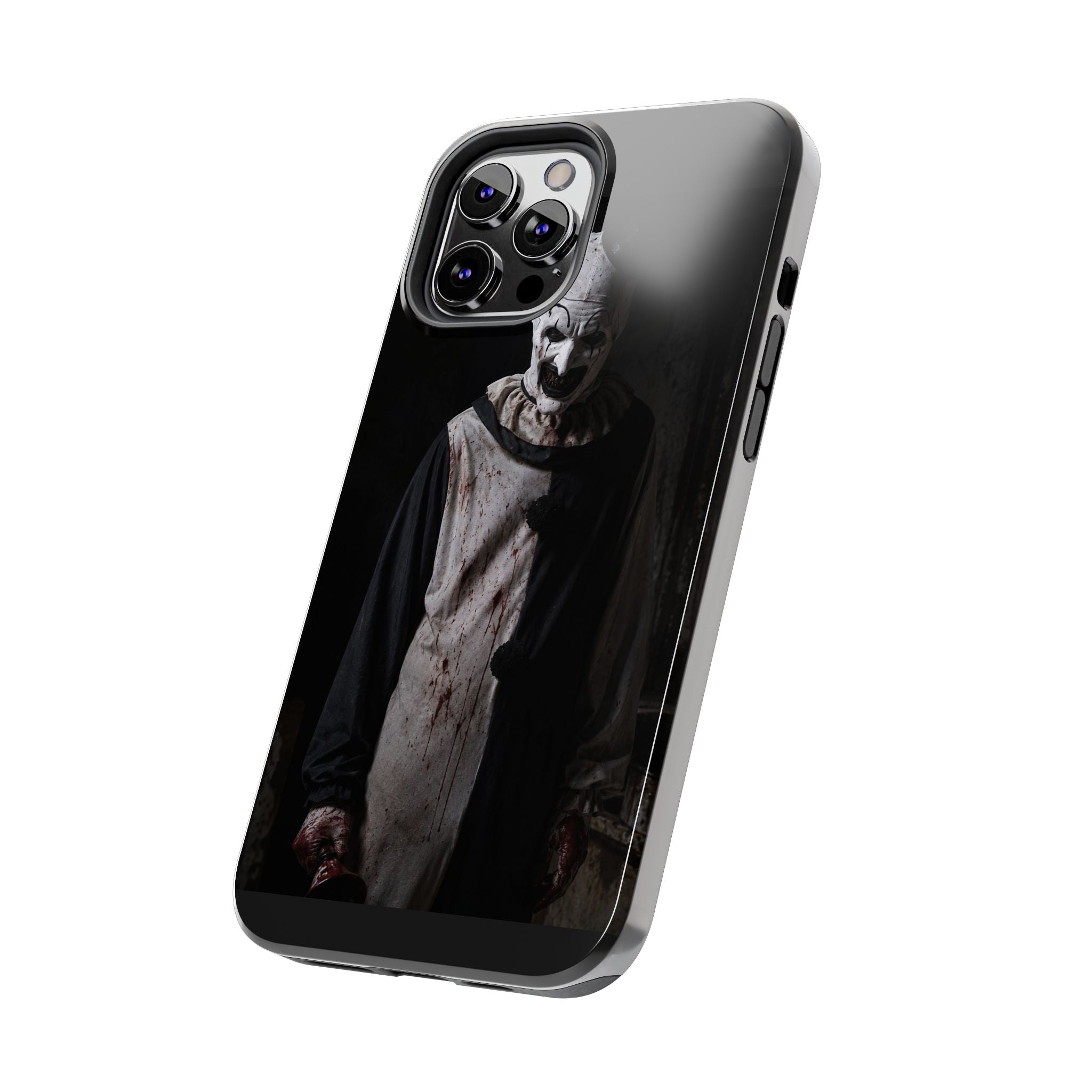 Horror Clown Tough Phone Case – Dark Scary Masked Killer Design for Halloween