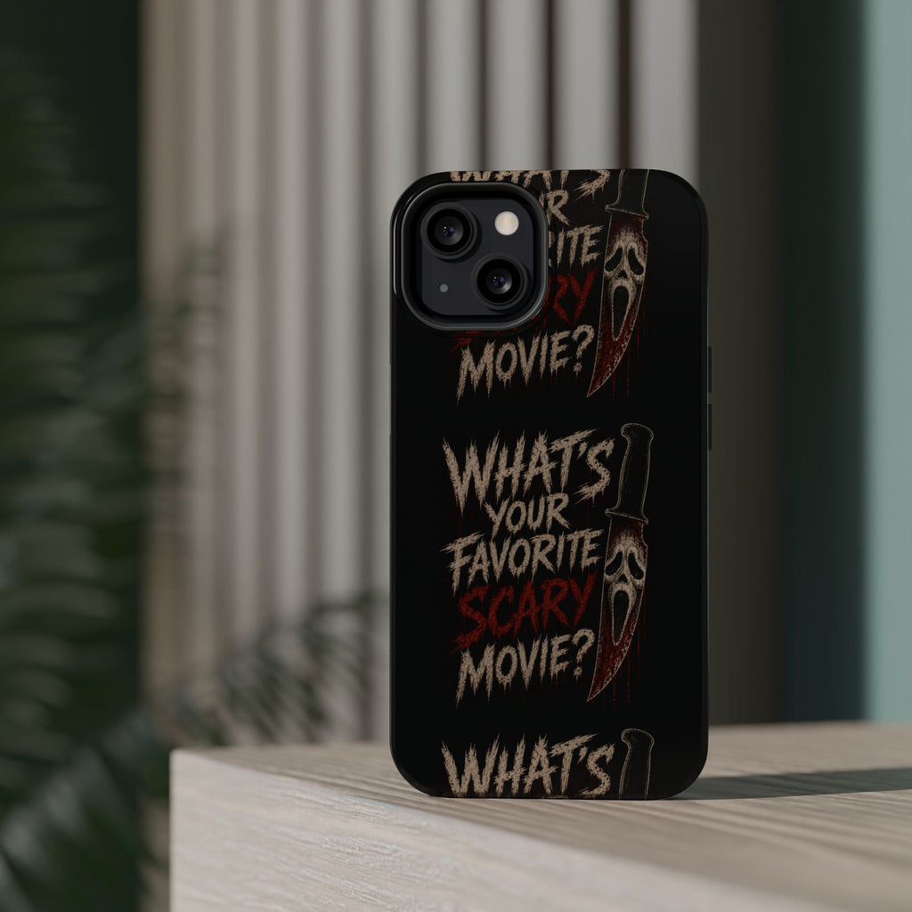 Scream 'What's Your Favorite Scary Movie?' Magnetic Impact Phone Case