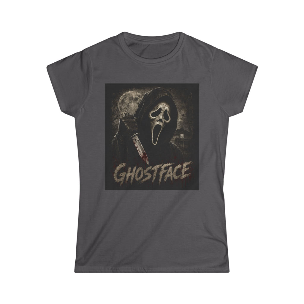 Ghostface Horror Tee — "What's Your Favorite Scary Movie?" Women's Shirt