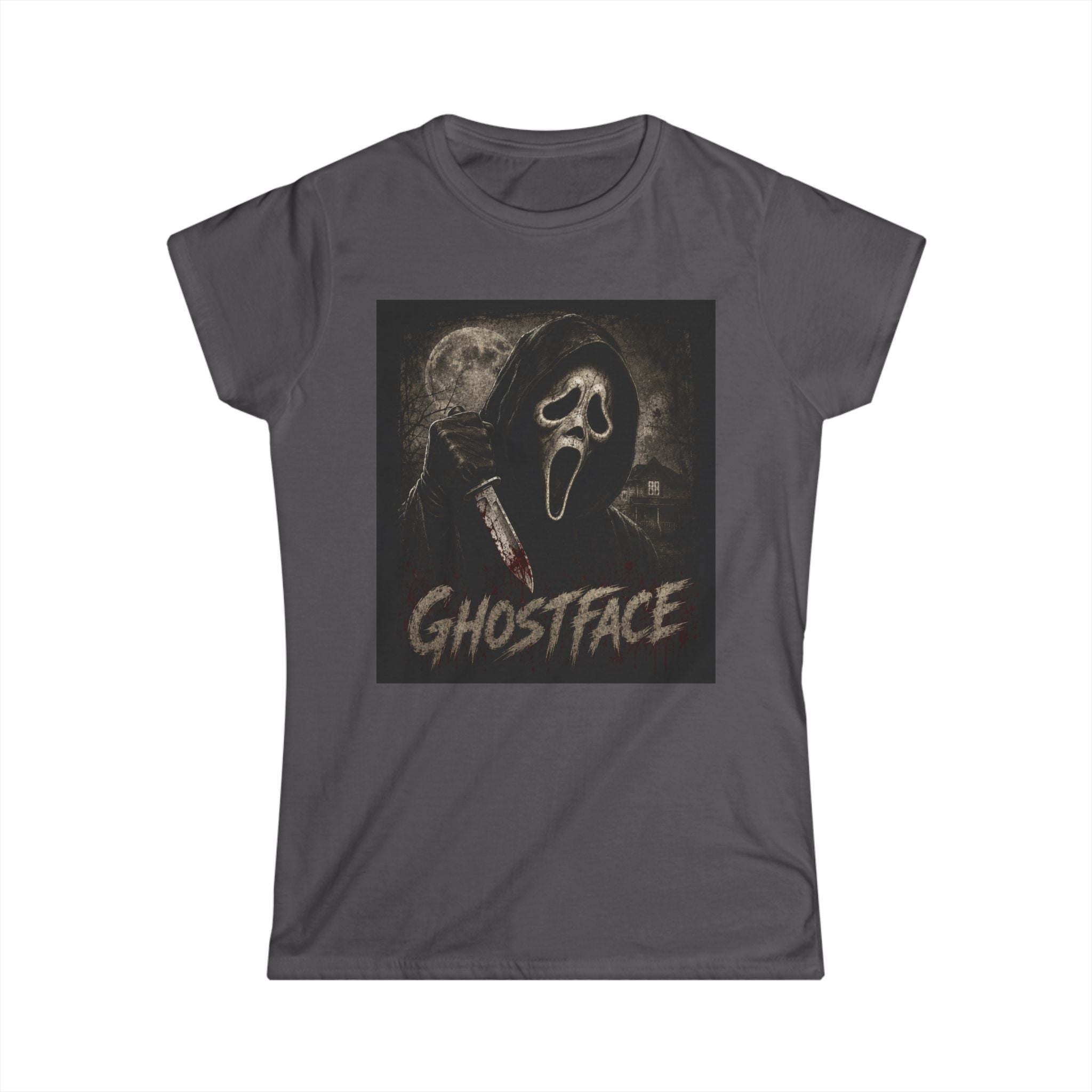 Ghostface Horror Tee — "What's Your Favorite Scary Movie?" Women's Shirt