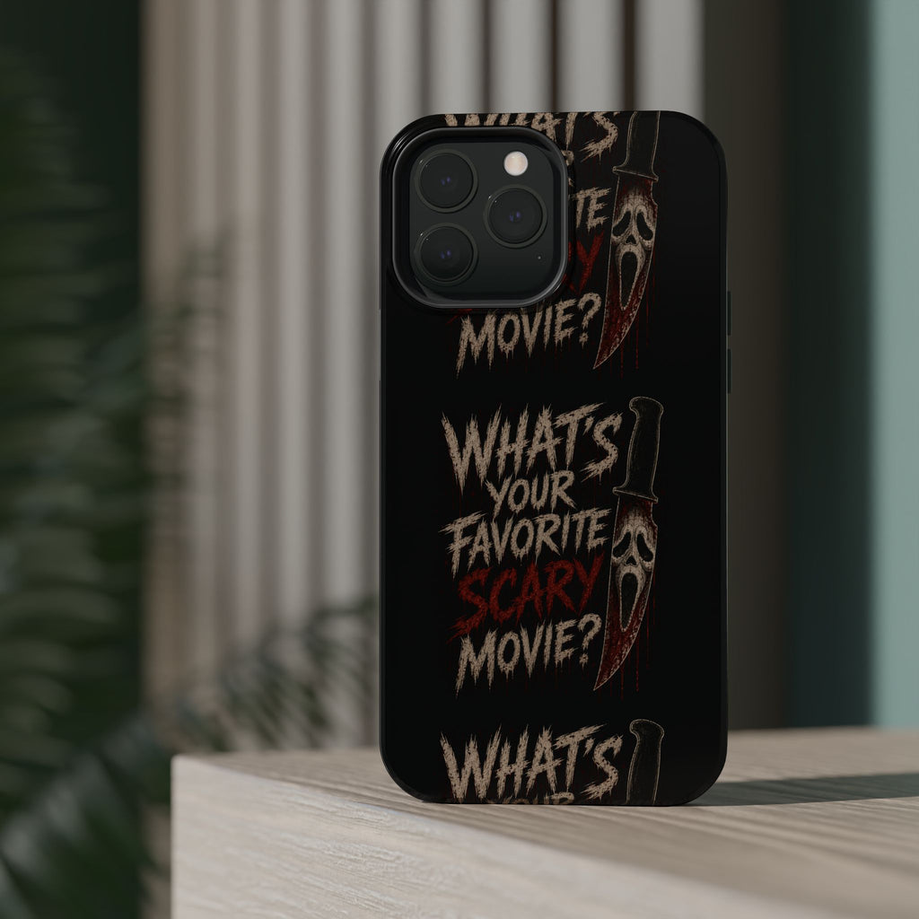 Scream 'What's Your Favorite Scary Movie?' Magnetic Impact Phone Case