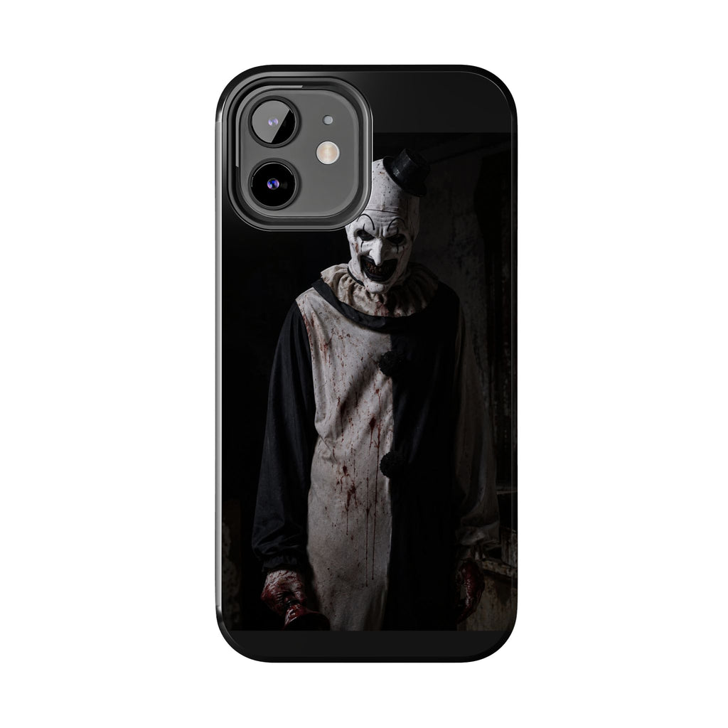 Horror Clown Tough Phone Case – Dark Scary Masked Killer Design for Halloween