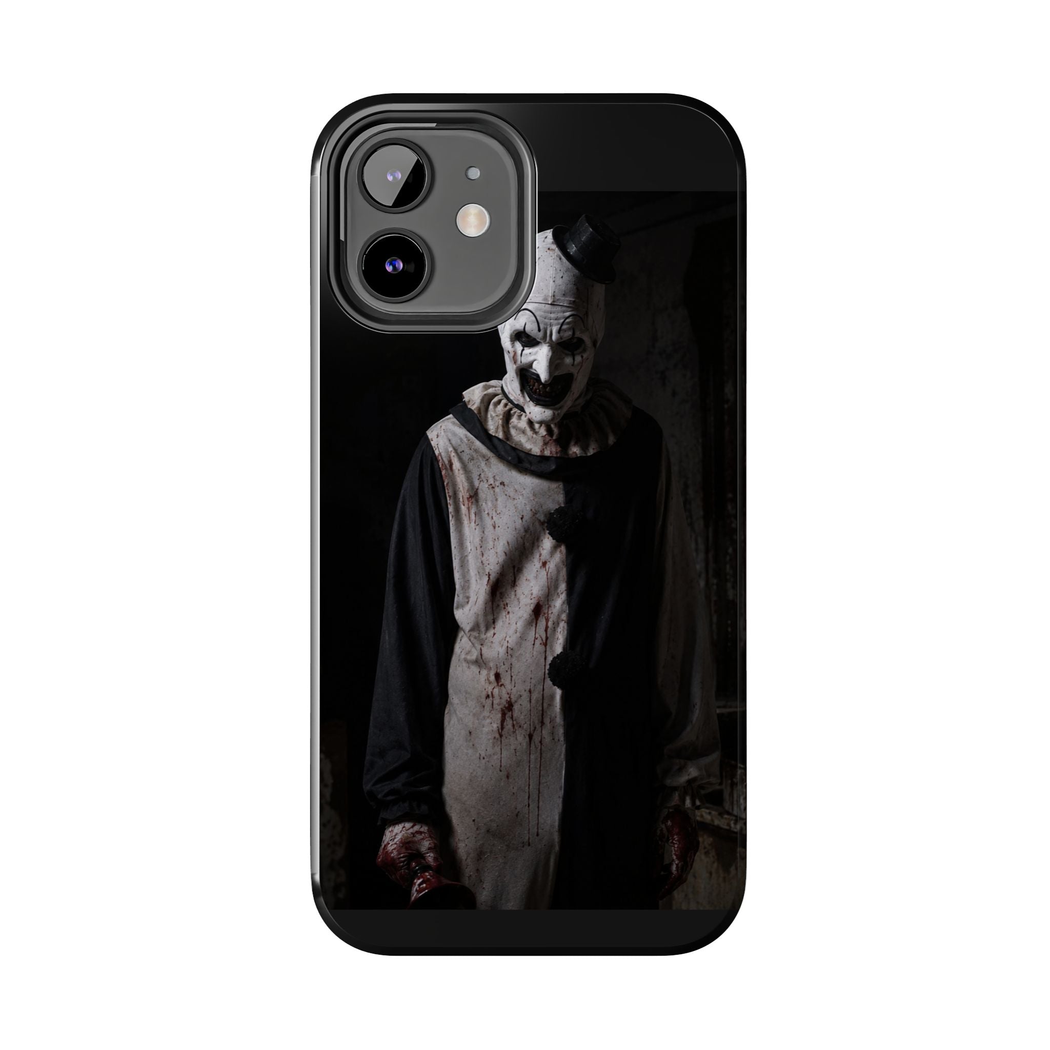 Horror Clown Tough Phone Case – Dark Scary Masked Killer Design for Halloween