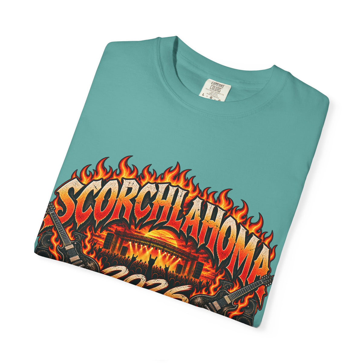 T-Shirt — Scorchlahoma 2026 Flame Graphic Tee