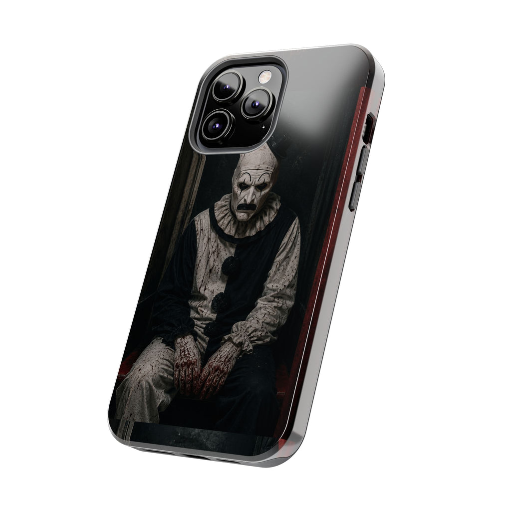 Horror Clown Tough Phone Case — Dark Creepy Circus Scary Protective Cover