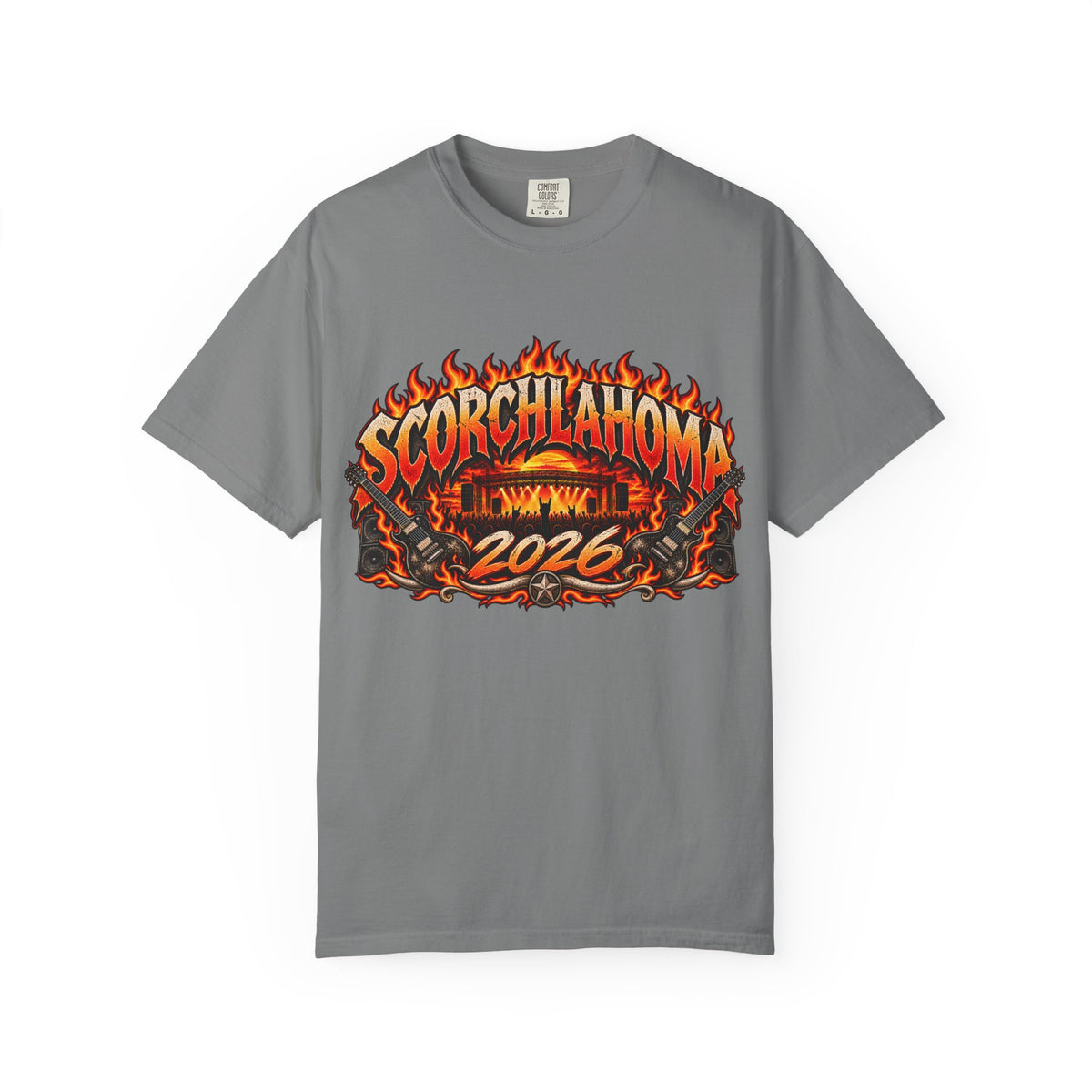 T-Shirt — Scorchlahoma 2026 Flame Graphic Tee