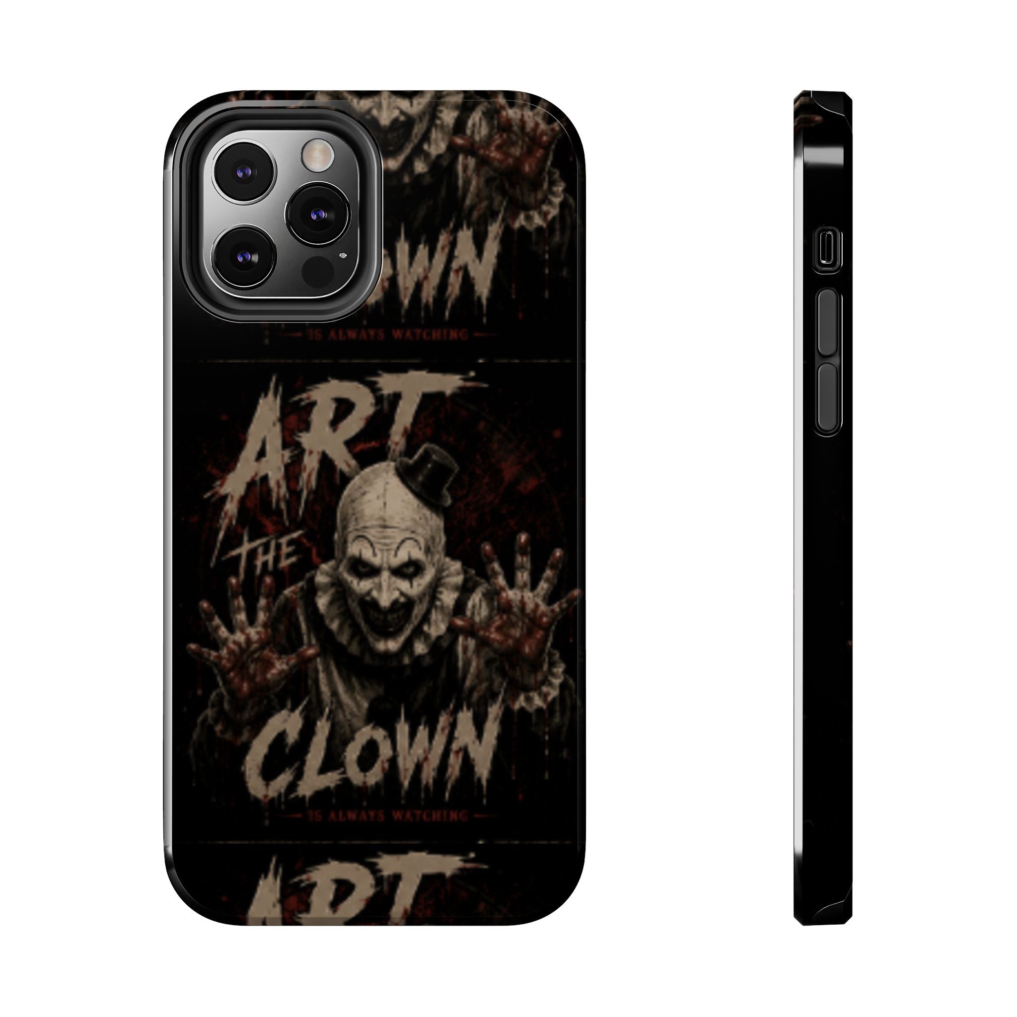 Horror Clown Tough Phone Case — 'Art the Clown' Scary Protective Cover