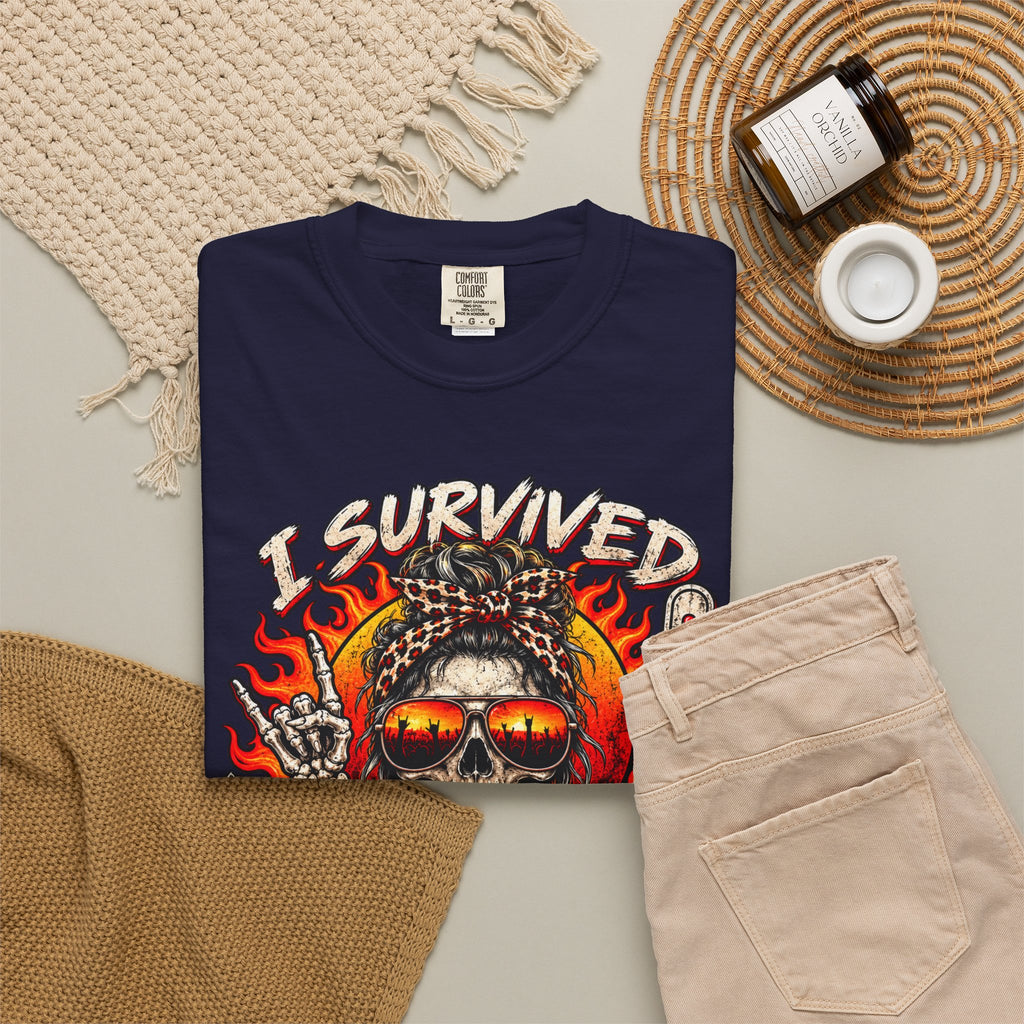I Survived Scorchlahoma 2025 T-Shirt — Rock Festival Skull & Flames Souvenir