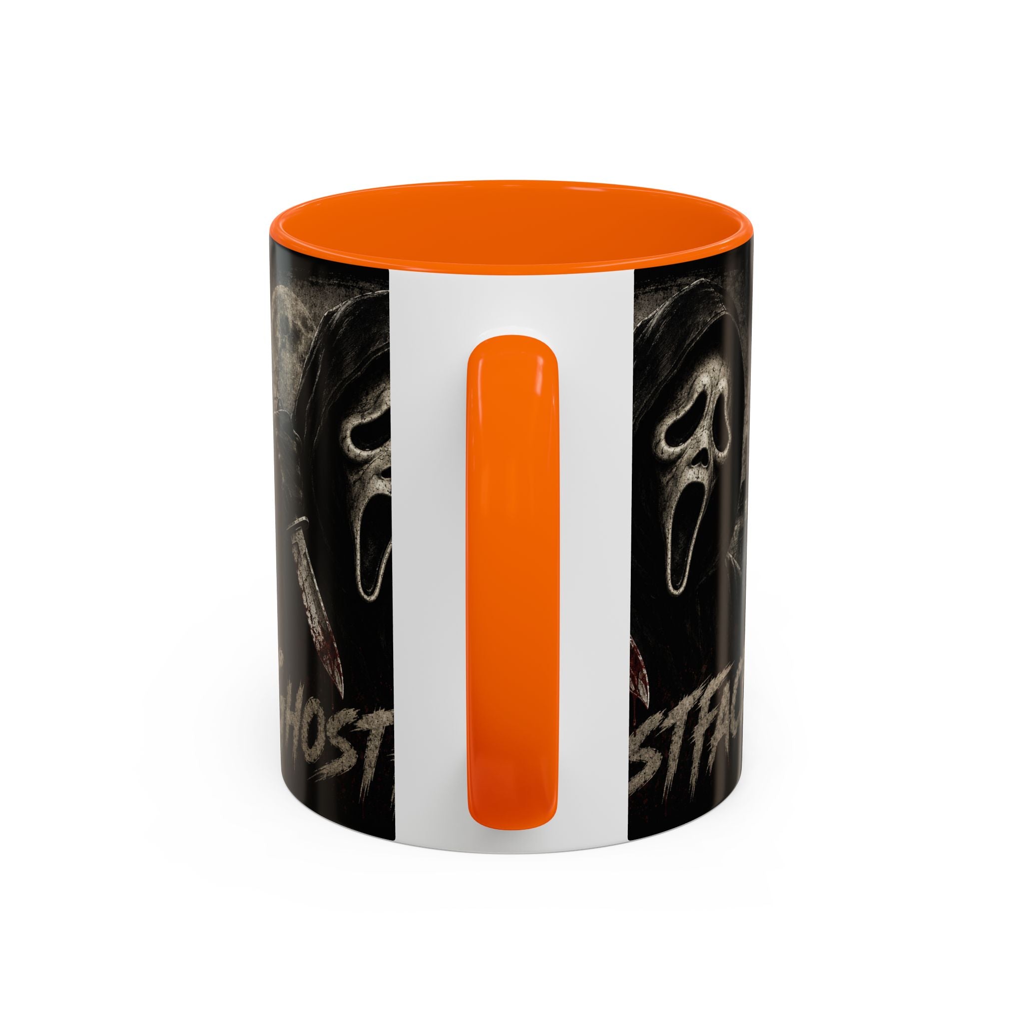 Ghostface Horror Coffee Mug – Halloween Killer Mask Design (11/15 oz)
