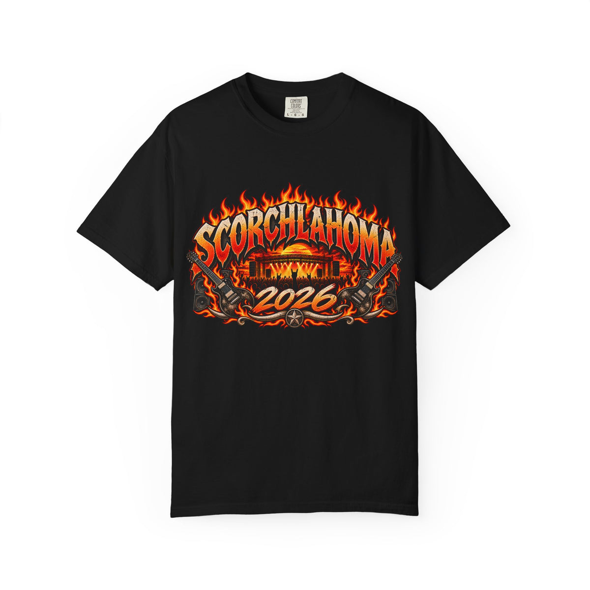 T-Shirt — Scorchlahoma 2026 Flame Graphic Tee