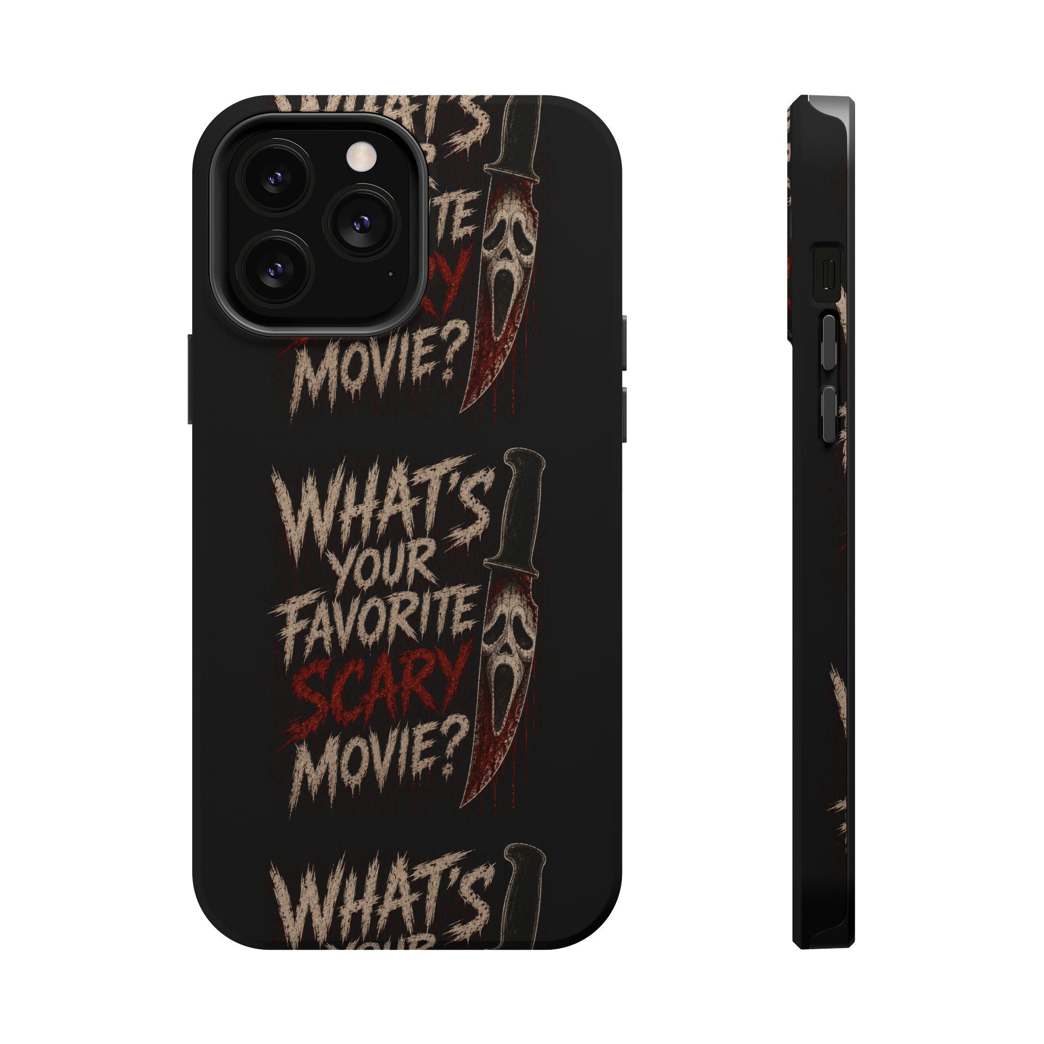 Scream 'What's Your Favorite Scary Movie?' Magnetic Impact Phone Case