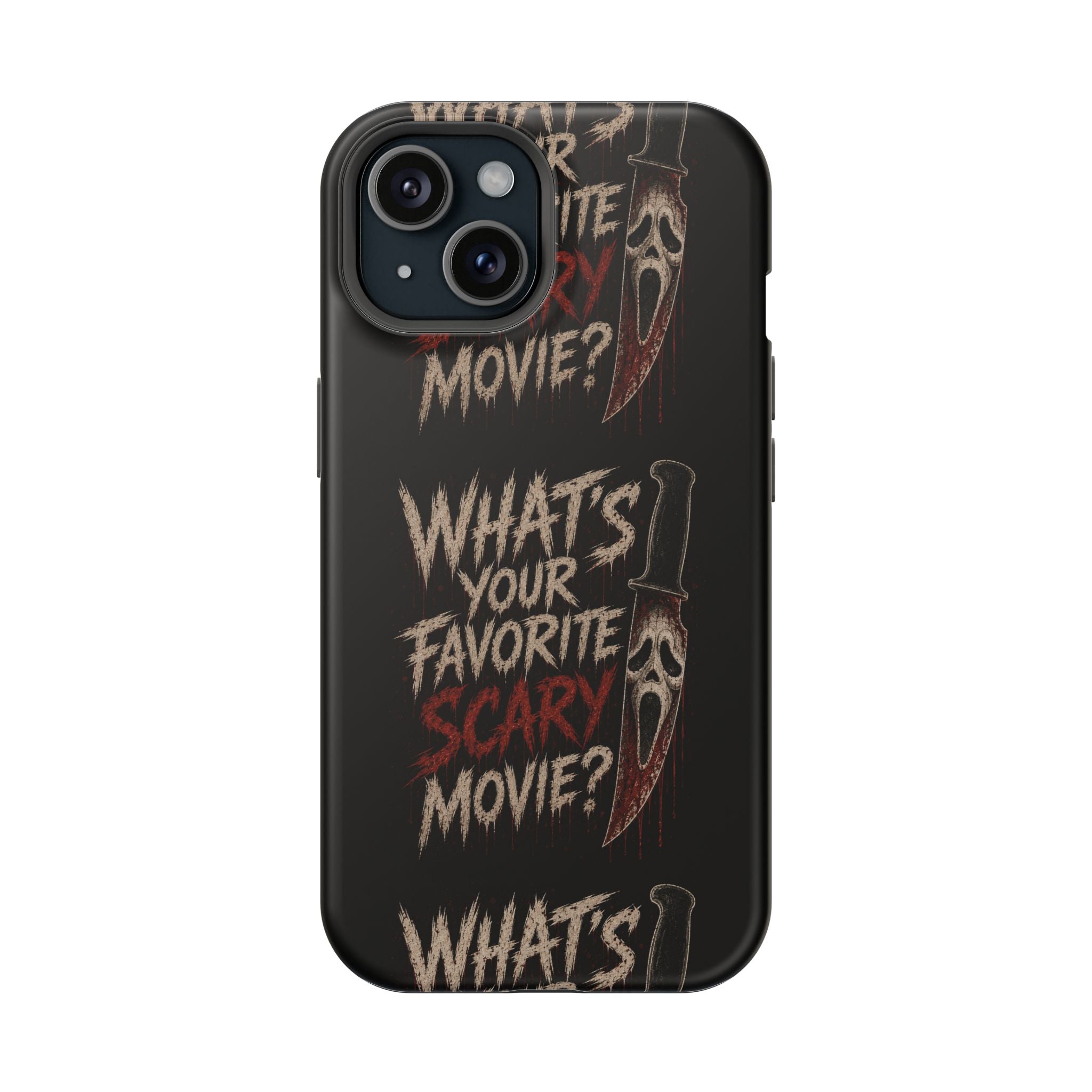 Scream 'What's Your Favorite Scary Movie?' Magnetic Impact Phone Case