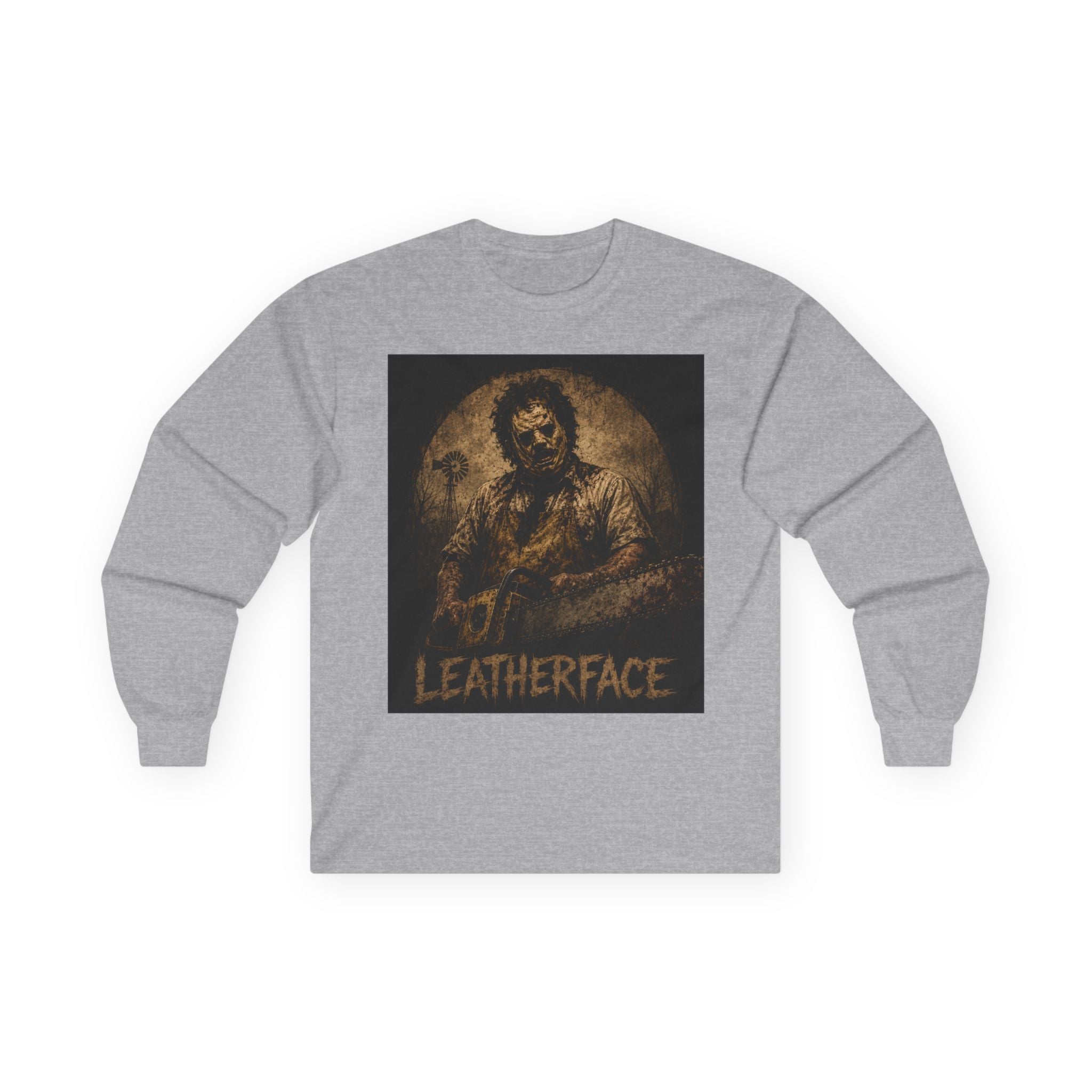 Leatherface Texas Chainsaw Massacre Cotton Long Sleeve Tee