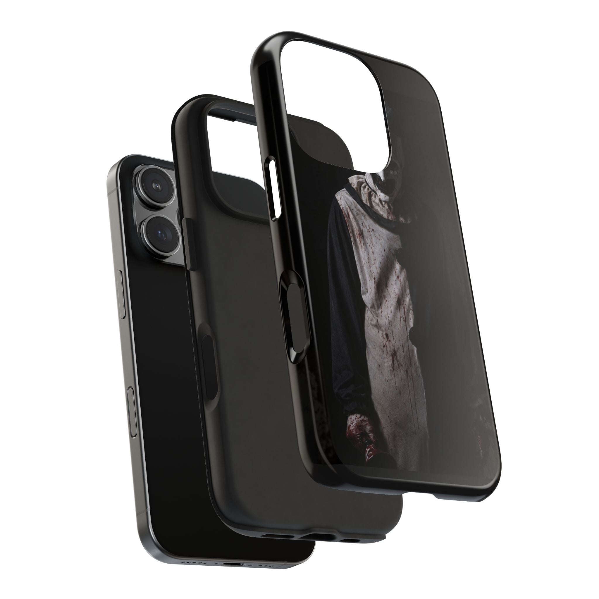 Horror Clown Tough Phone Case – Dark Scary Masked Killer Design for Halloween