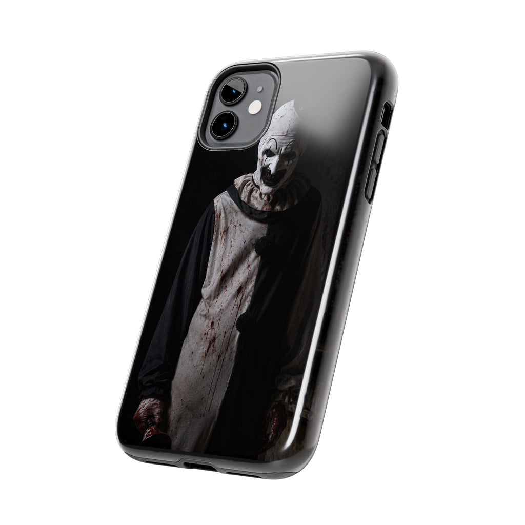 Horror Clown Tough Phone Case – Dark Scary Masked Killer Design for Halloween