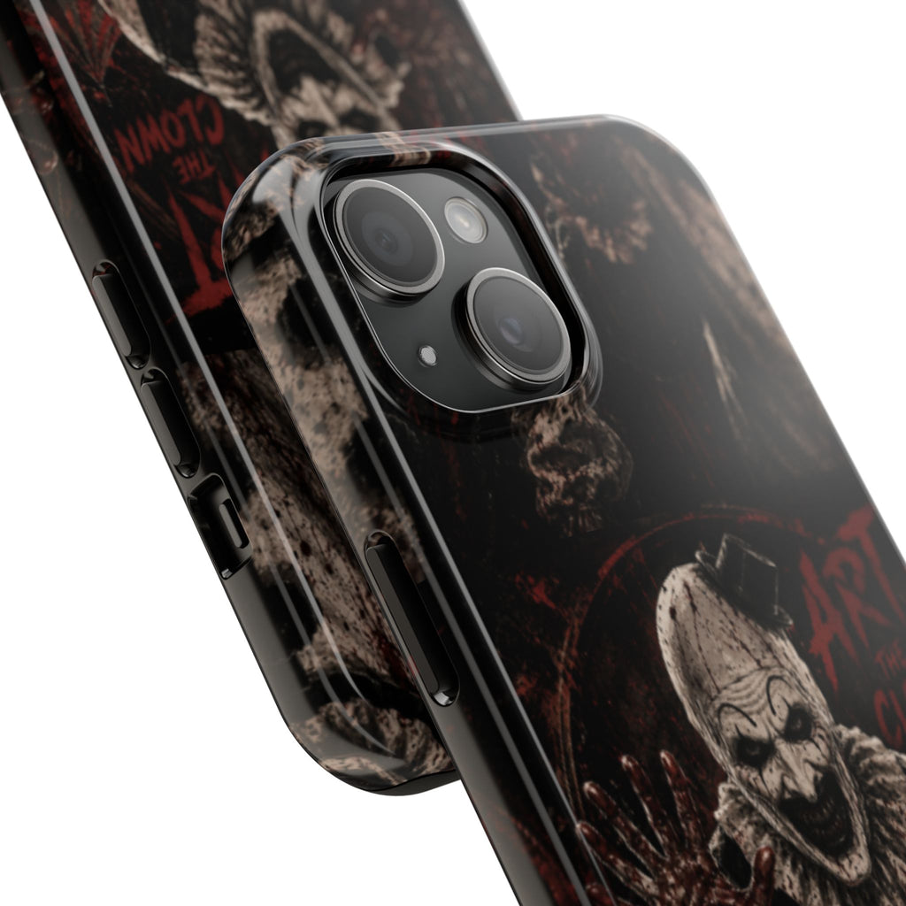 Horror Clown Tough Phone Case — 'Art the Clown' Scary Protective Cover