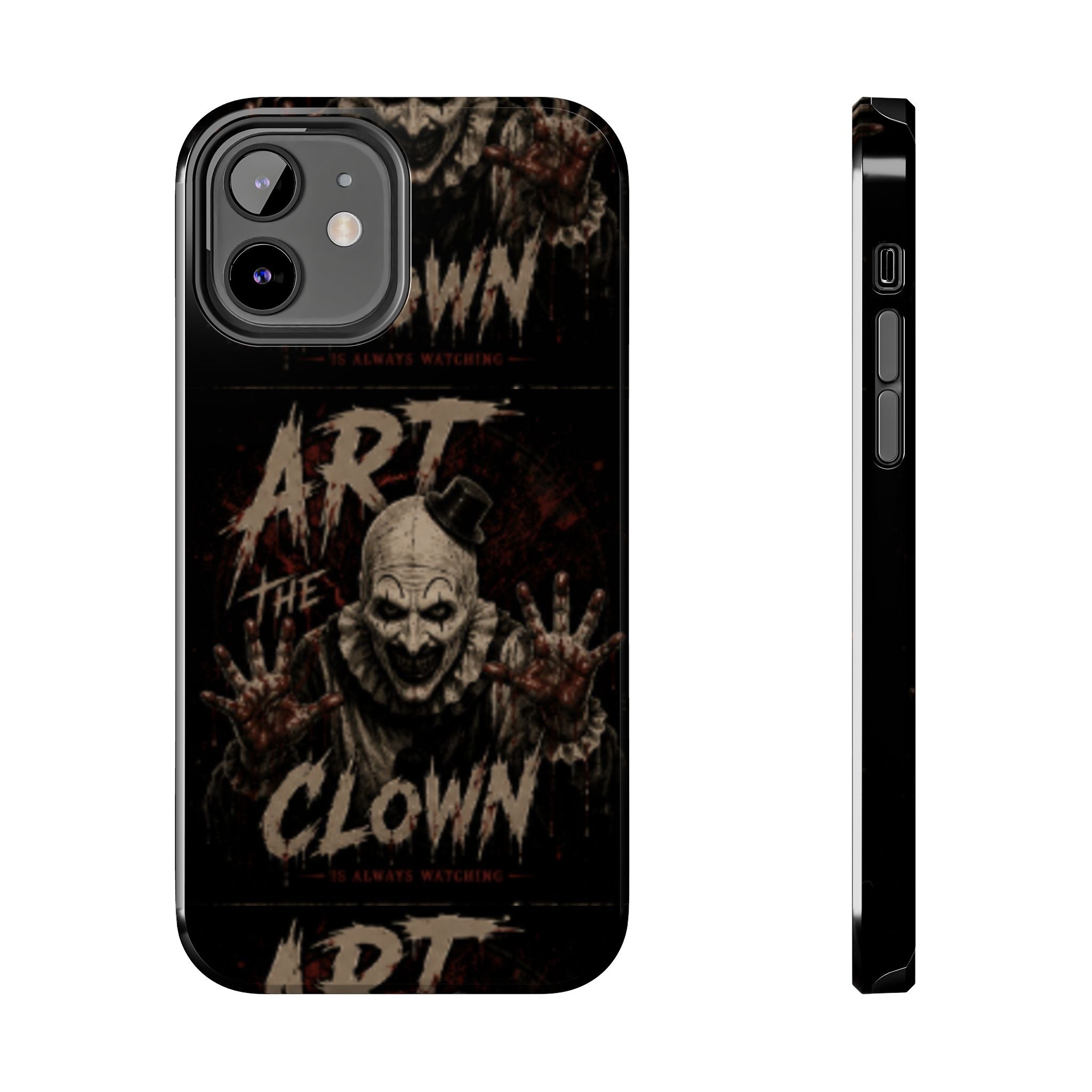 Horror Clown Tough Phone Case — 'Art the Clown' Scary Protective Cover