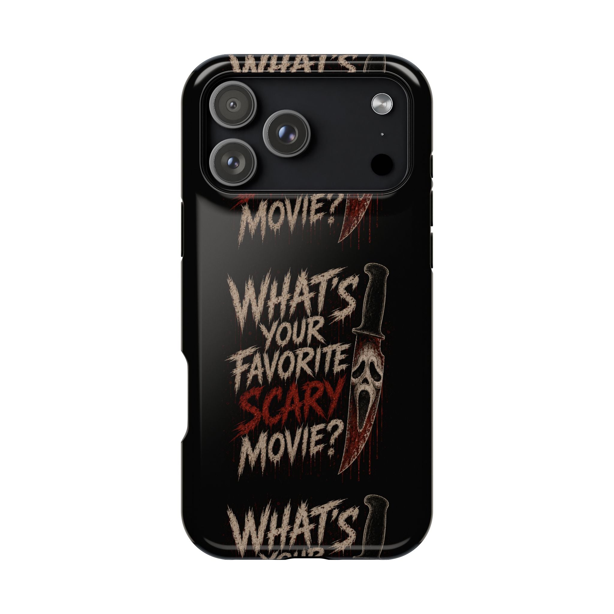 Scream 'What's Your Favorite Scary Movie?' Magnetic Impact Phone Case