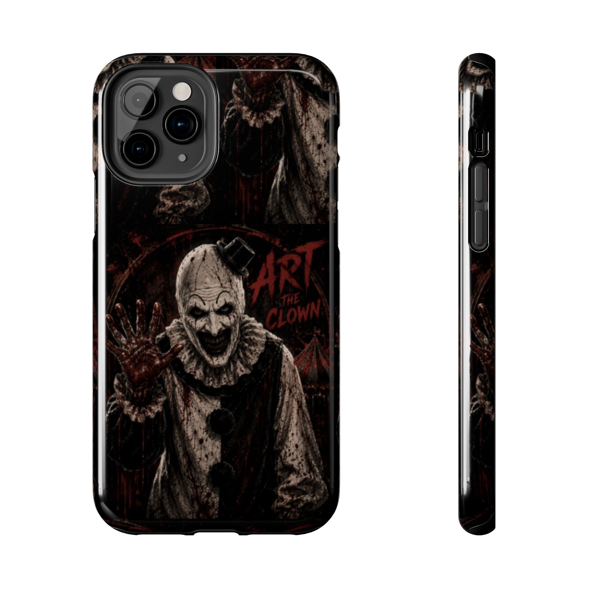 Horror Clown Tough Phone Case — 'Art the Clown' Scary Protective Cover